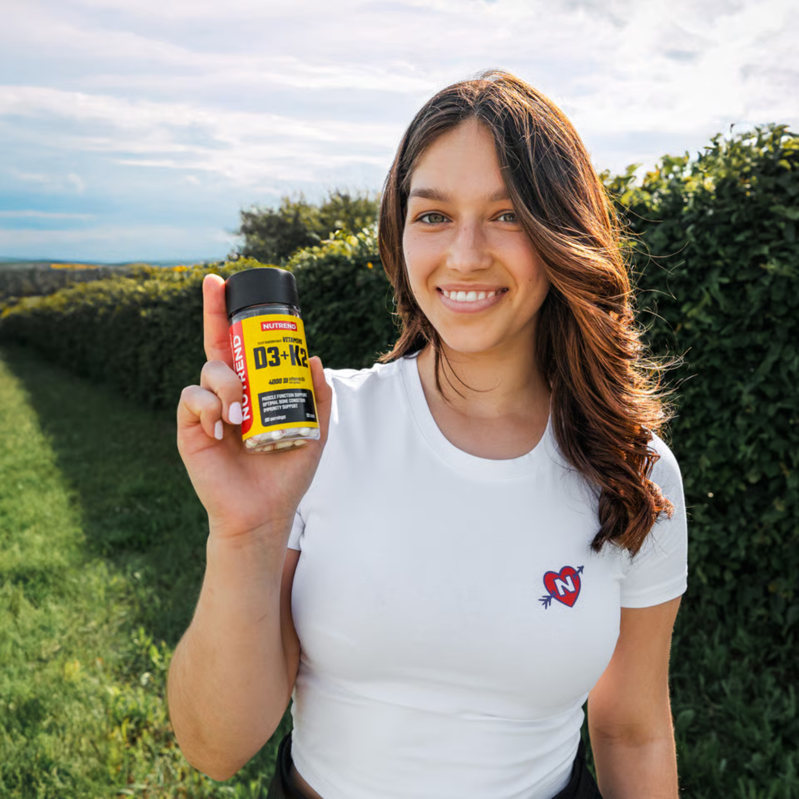 NUTREND Vitamins D3 + K2 4000 IU - 2x 90 caps.