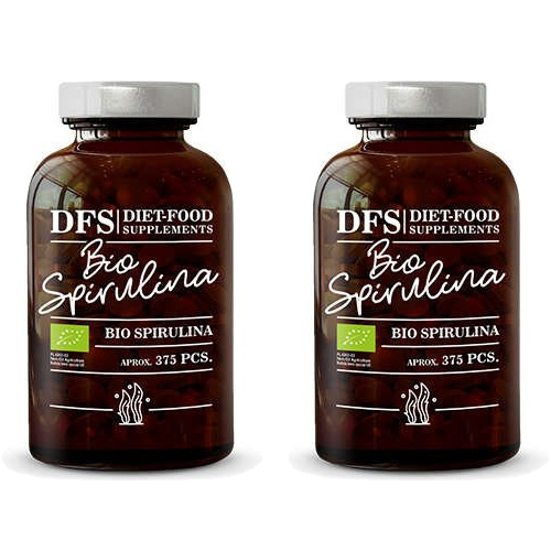 DIET FOOD Bio Spirulina - 2x 375tabs