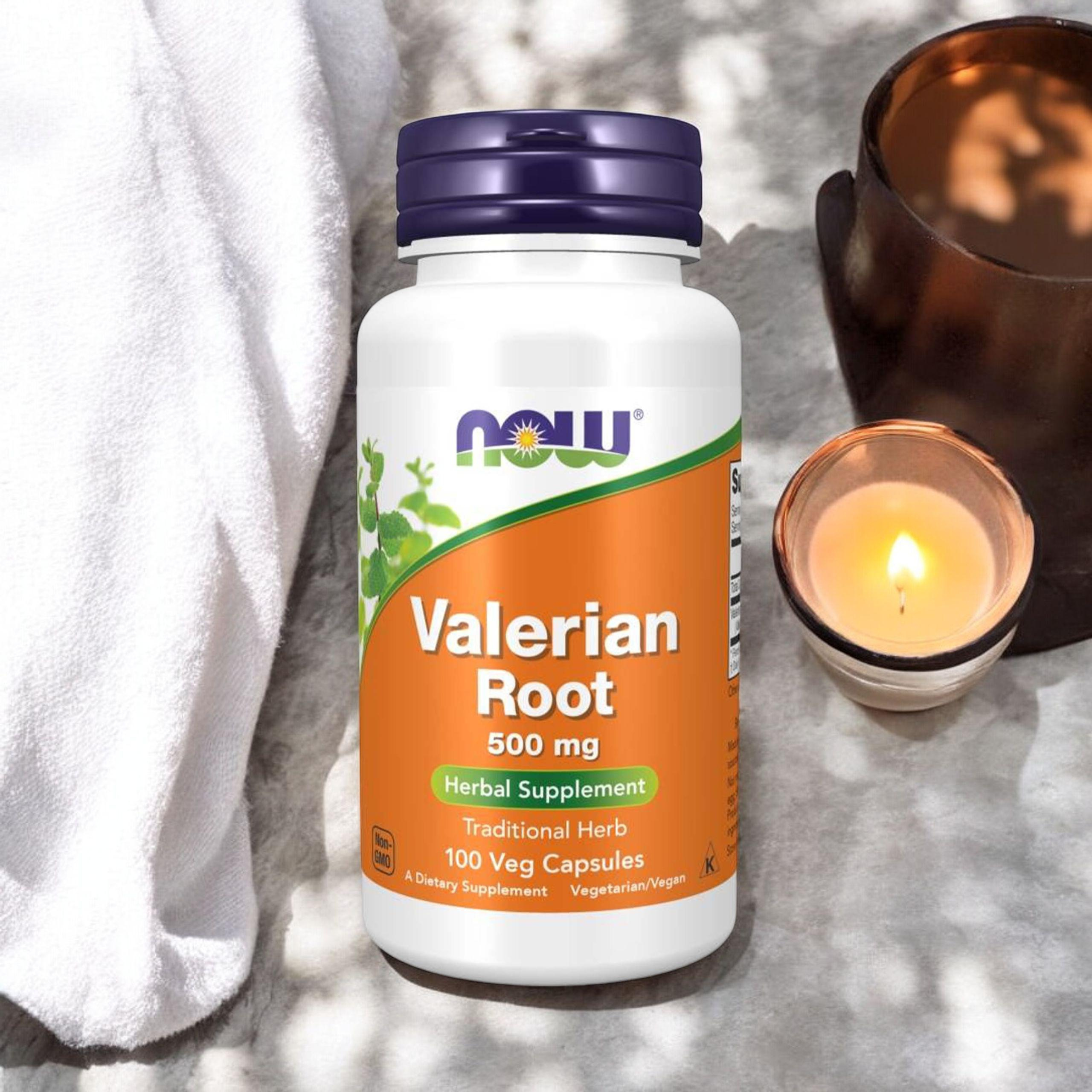 NOW Valerian Root 500mg - 2x 100vcaps