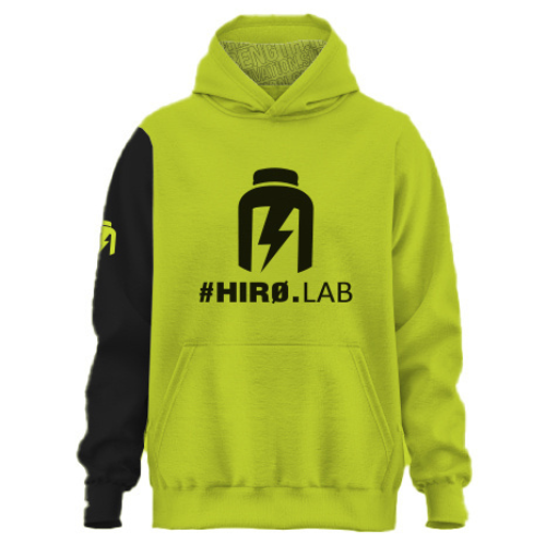 HIRO.LAB Bluza z kapturem HIRO NEE - Zielona - 3x M