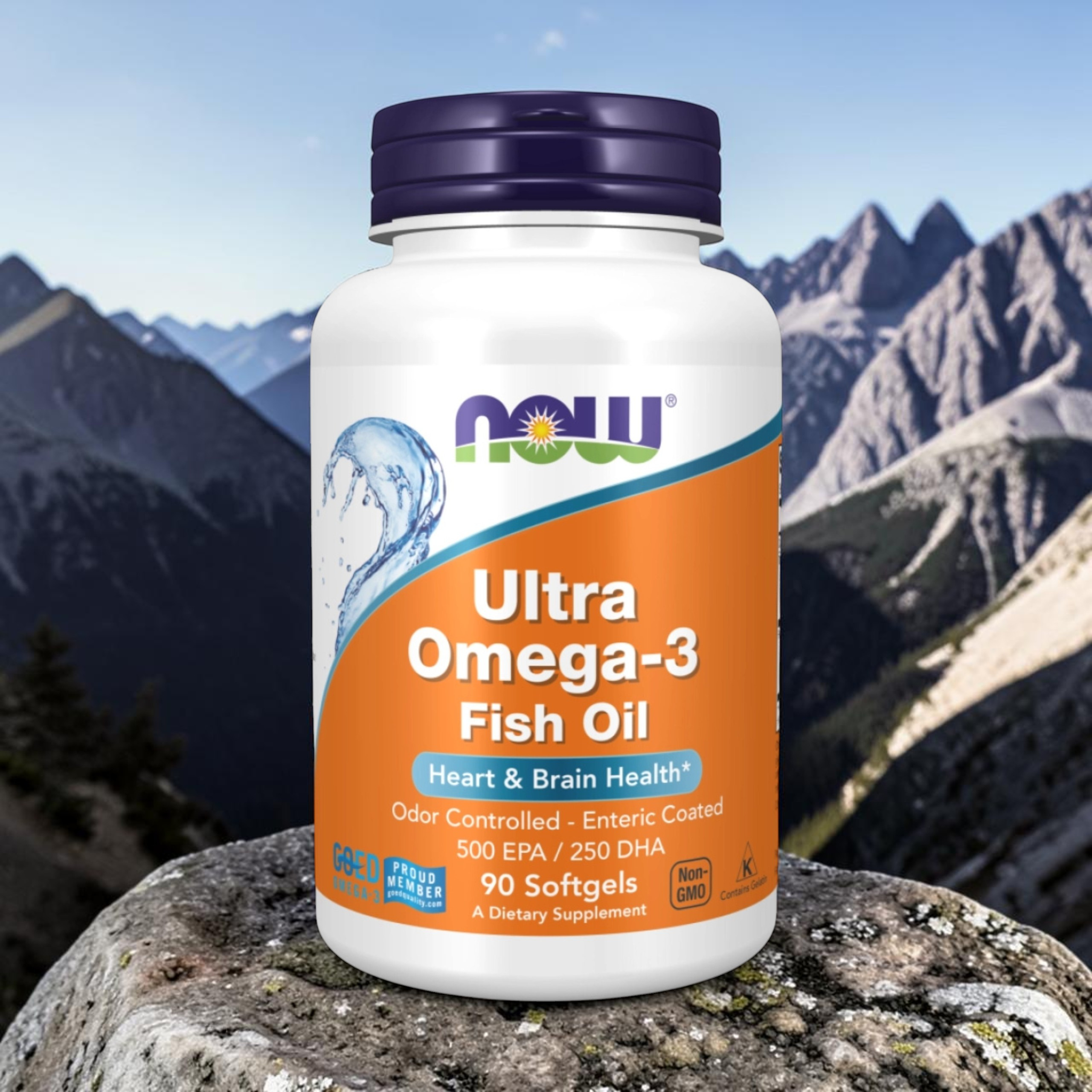 NOW Ultra Omega3 500EPA/250DHA - 2x 90softgels