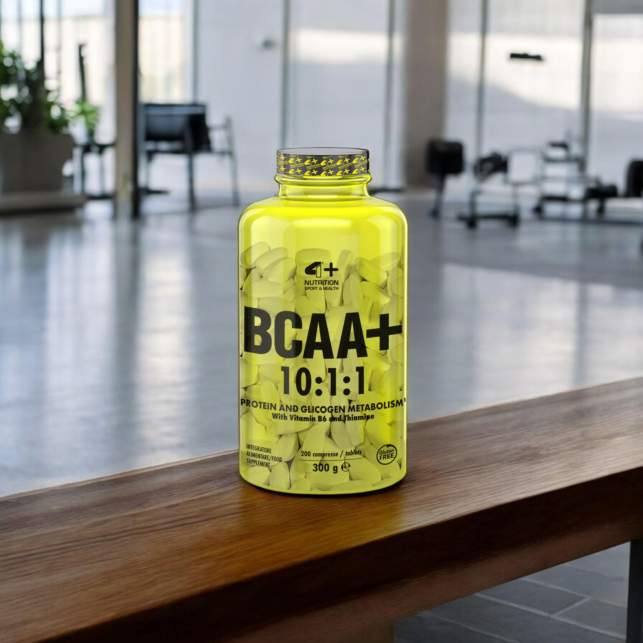 4+ NUTRITION BCAA+ 10:1:1 - 3x 200tabs.