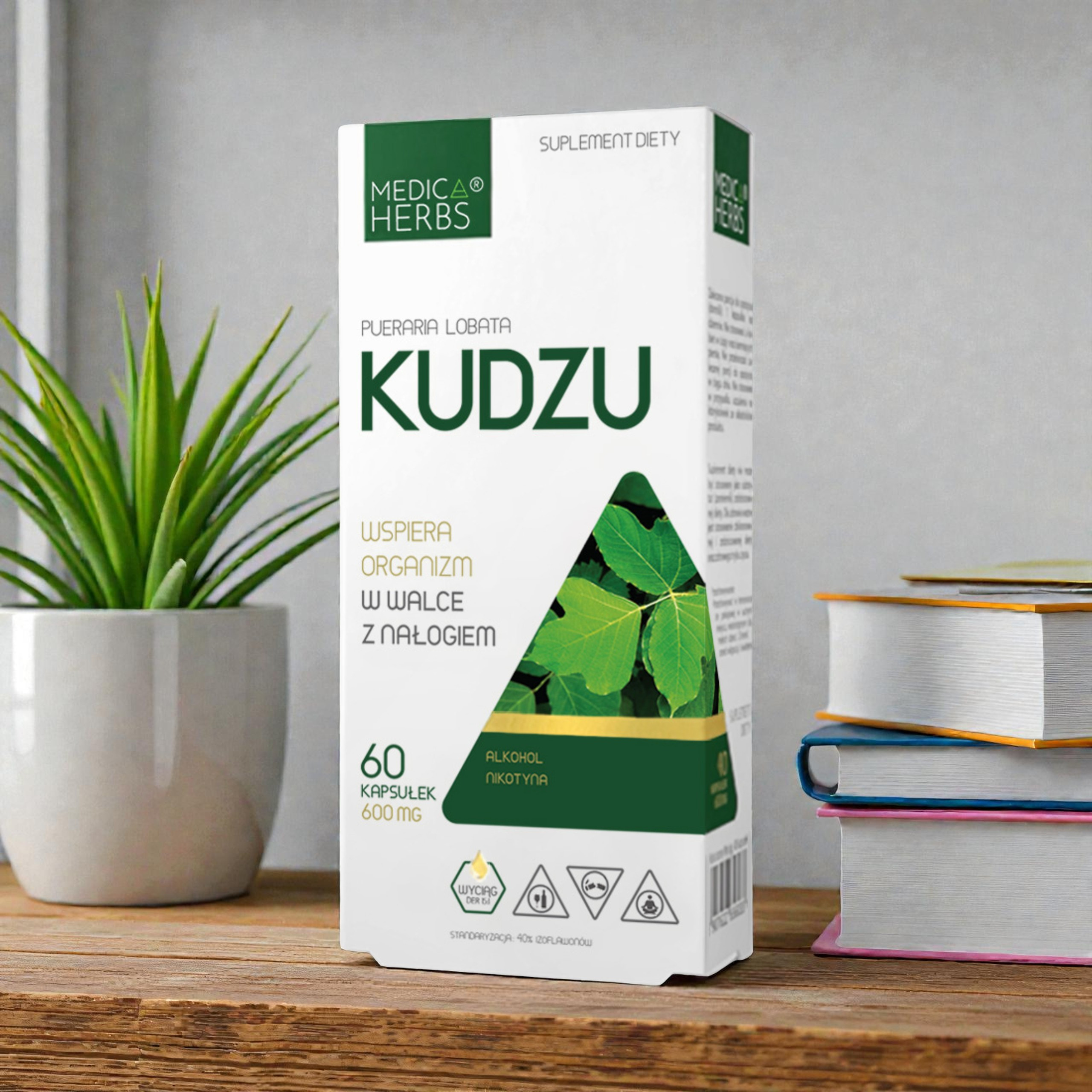 MEDICA HERBS - Kudzu 600mg - 2x 60caps.
