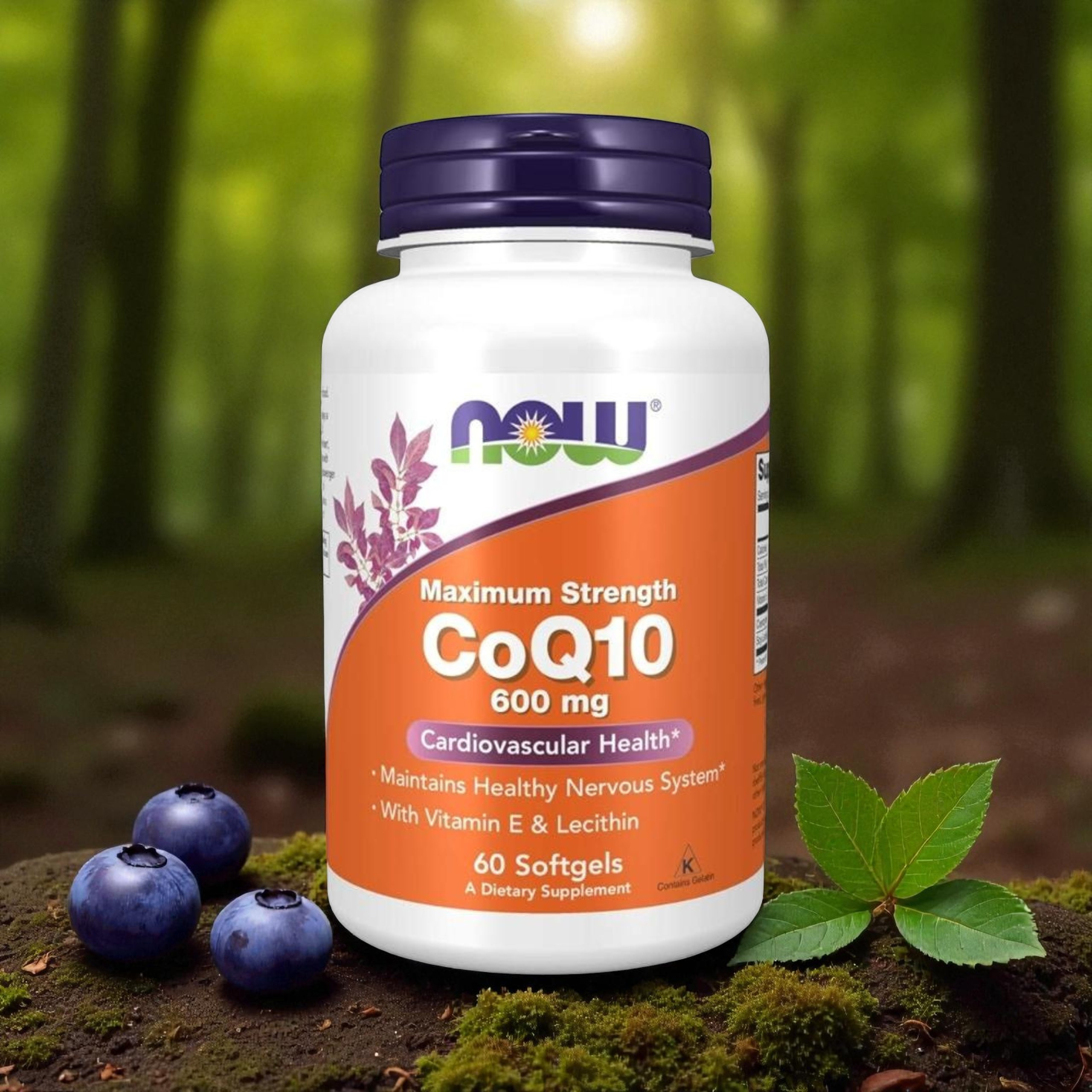 NOW - CoQ10 600mg - 2x 60softgels