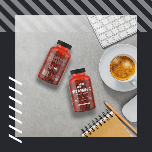3x MP NUTRITION Vitamin C 1000mg - 100caps - Witamina C