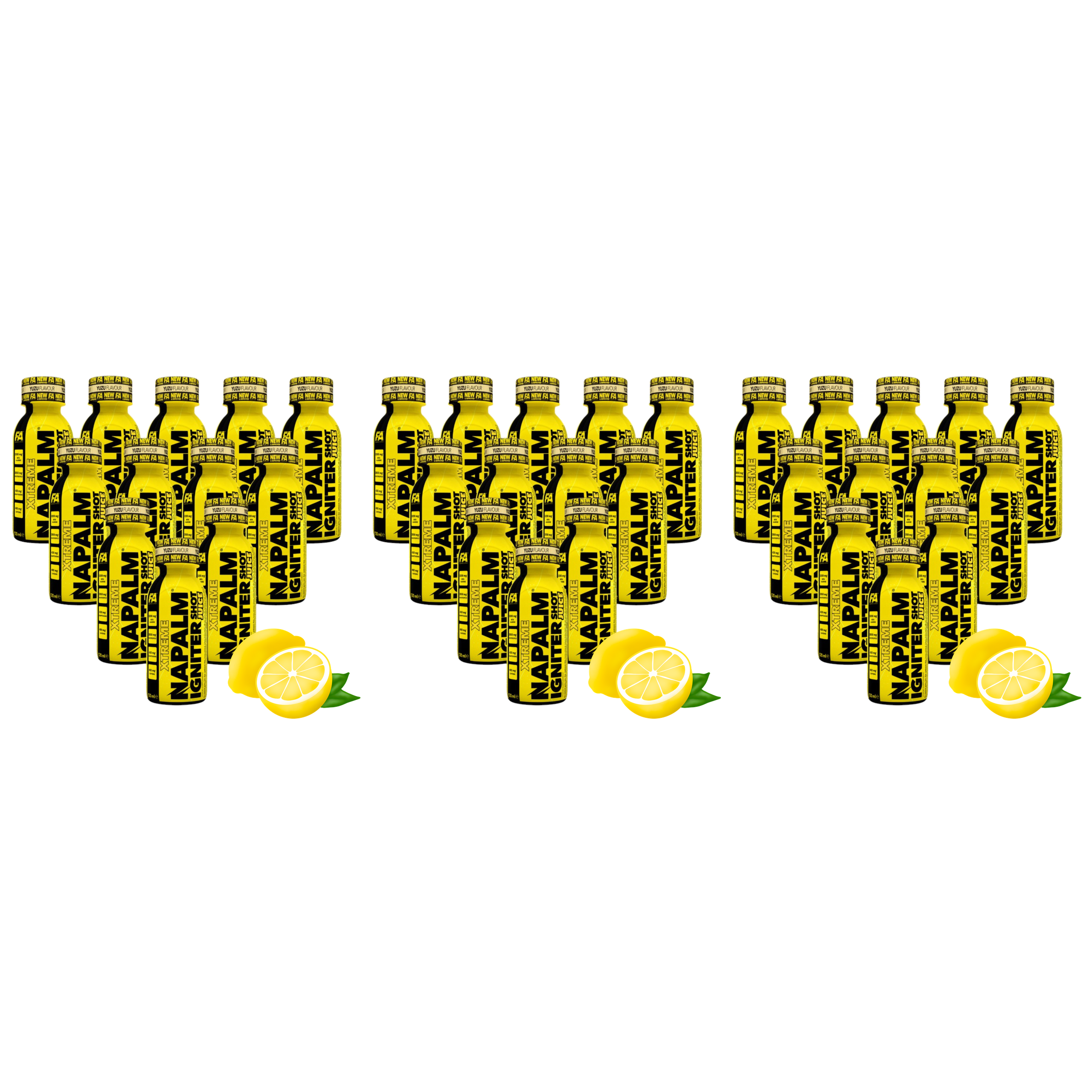 FITNESS AUTHORITY Xtreme Napalm Igniter Juice Shot - 12x 3x 120ml