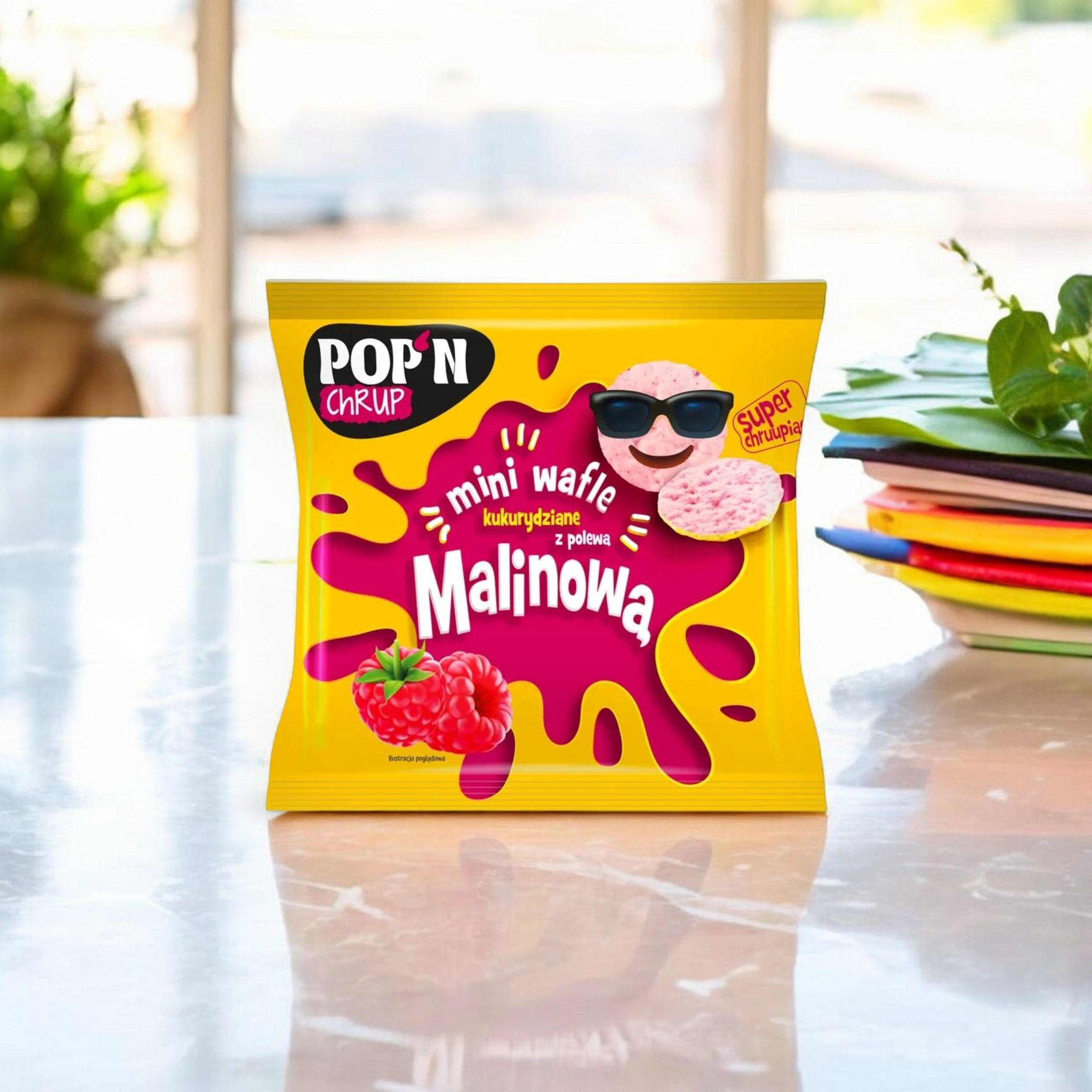 SANTE - Mini Wafle Kukurydziane - 35g - Raspberry