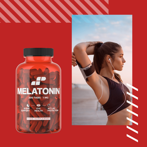 3x MP NUTRITION Melatonin 1mg - 300tabs - Melatonina