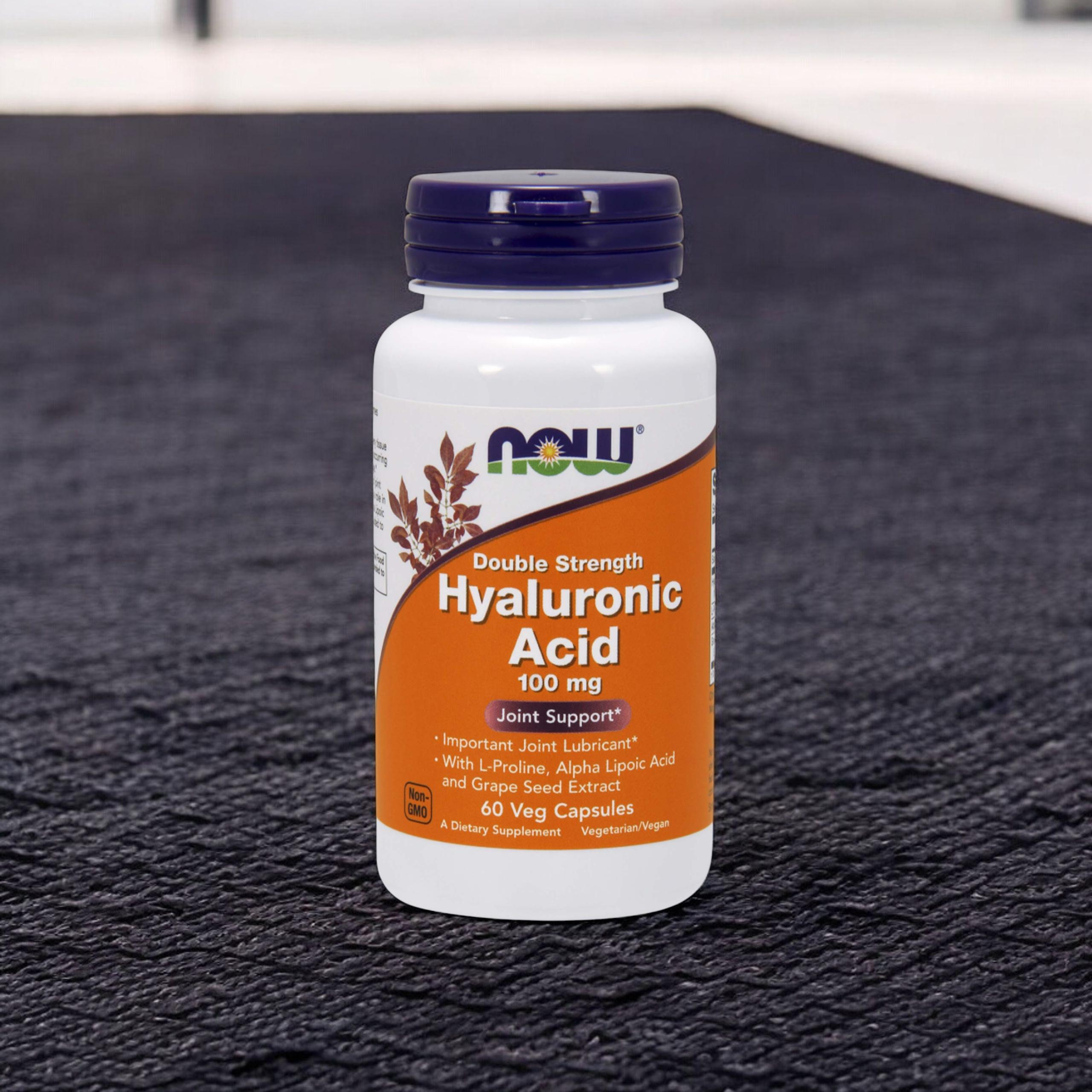 NOW Hyaluronic Acid 100mg - 2x 60vcaps.
