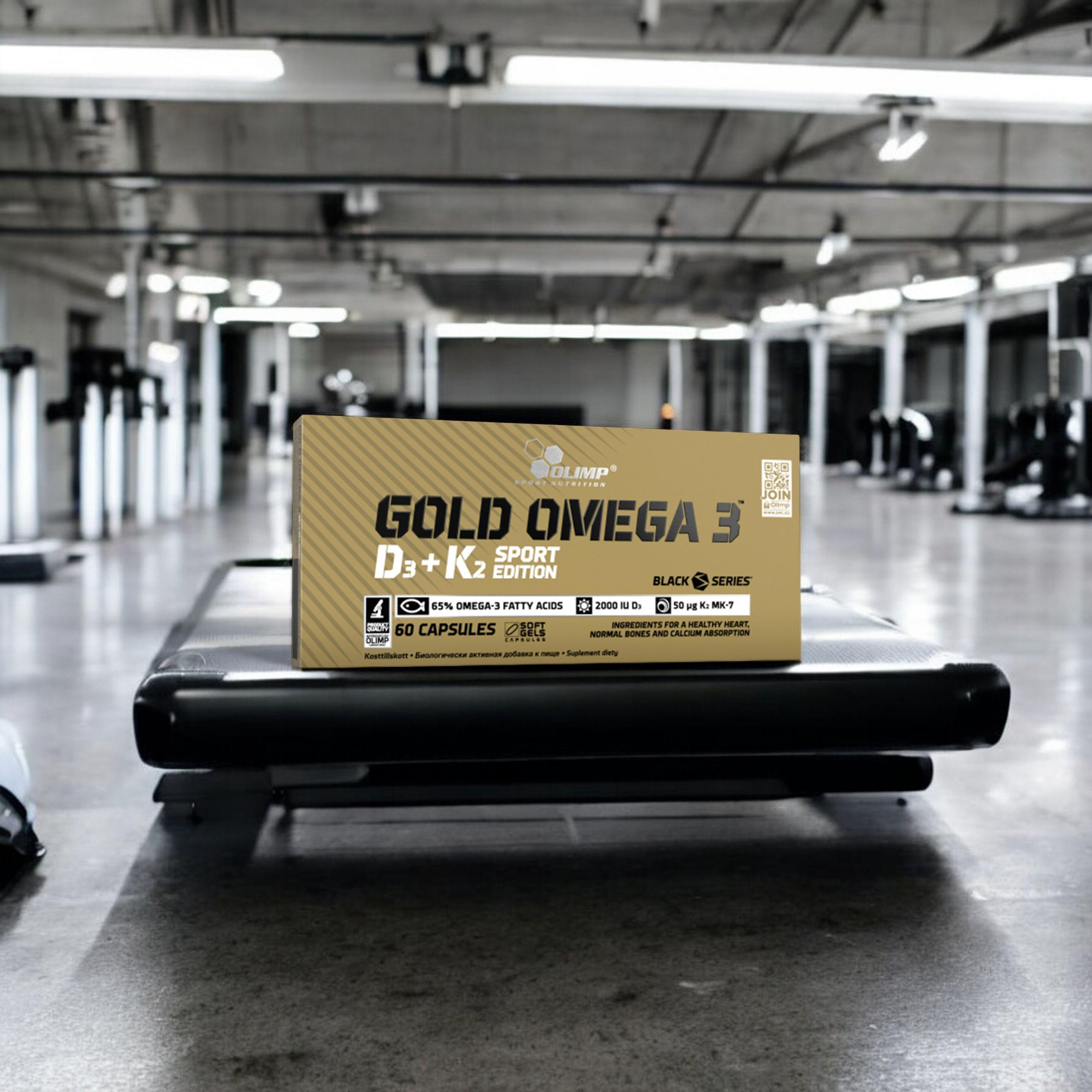 OLIMP Gold Omega 3 D3 + K2 Sport Edition - 3x 60caps