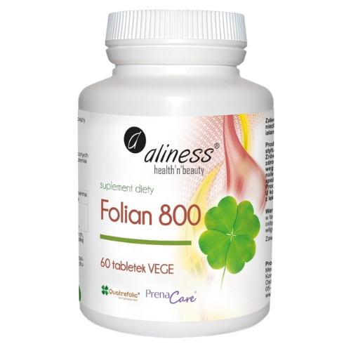 ALINESS - Folian 800mcg Dla Kobiet w Ciąży - 3x 60vtabs.