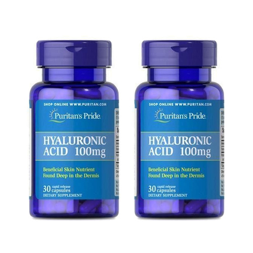 Puritan's Pride Hyaluronic Acid 100mg - 2x 30caps