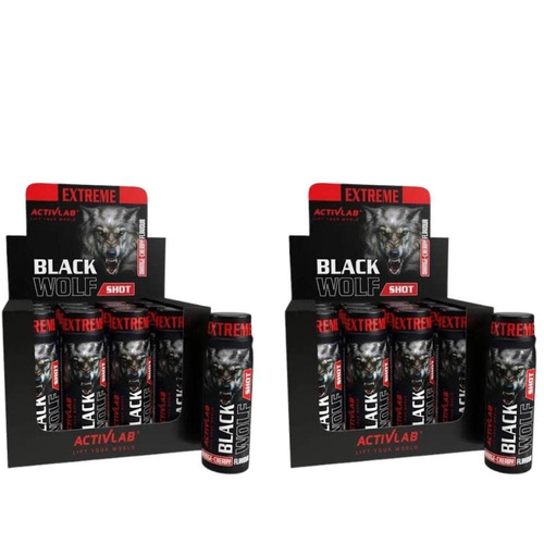 ACTIVLAB - Black WOLF Shot - 12x 2x 80ml 