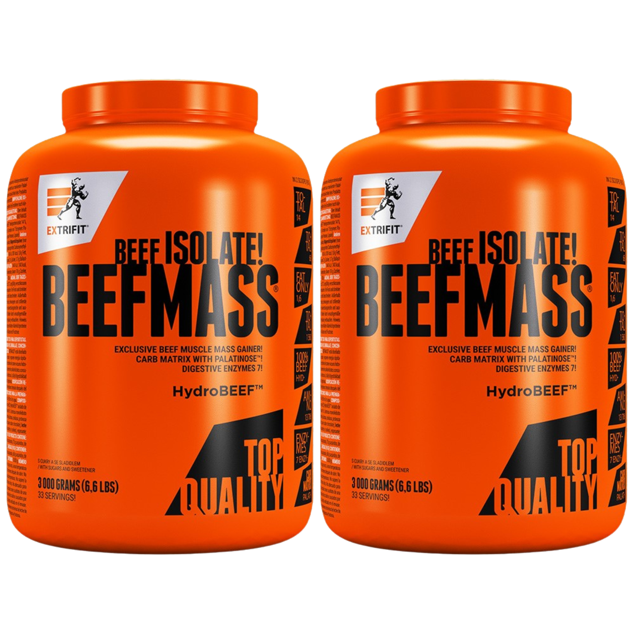 EXTRIFIT Beef Mass - 2x 3000g