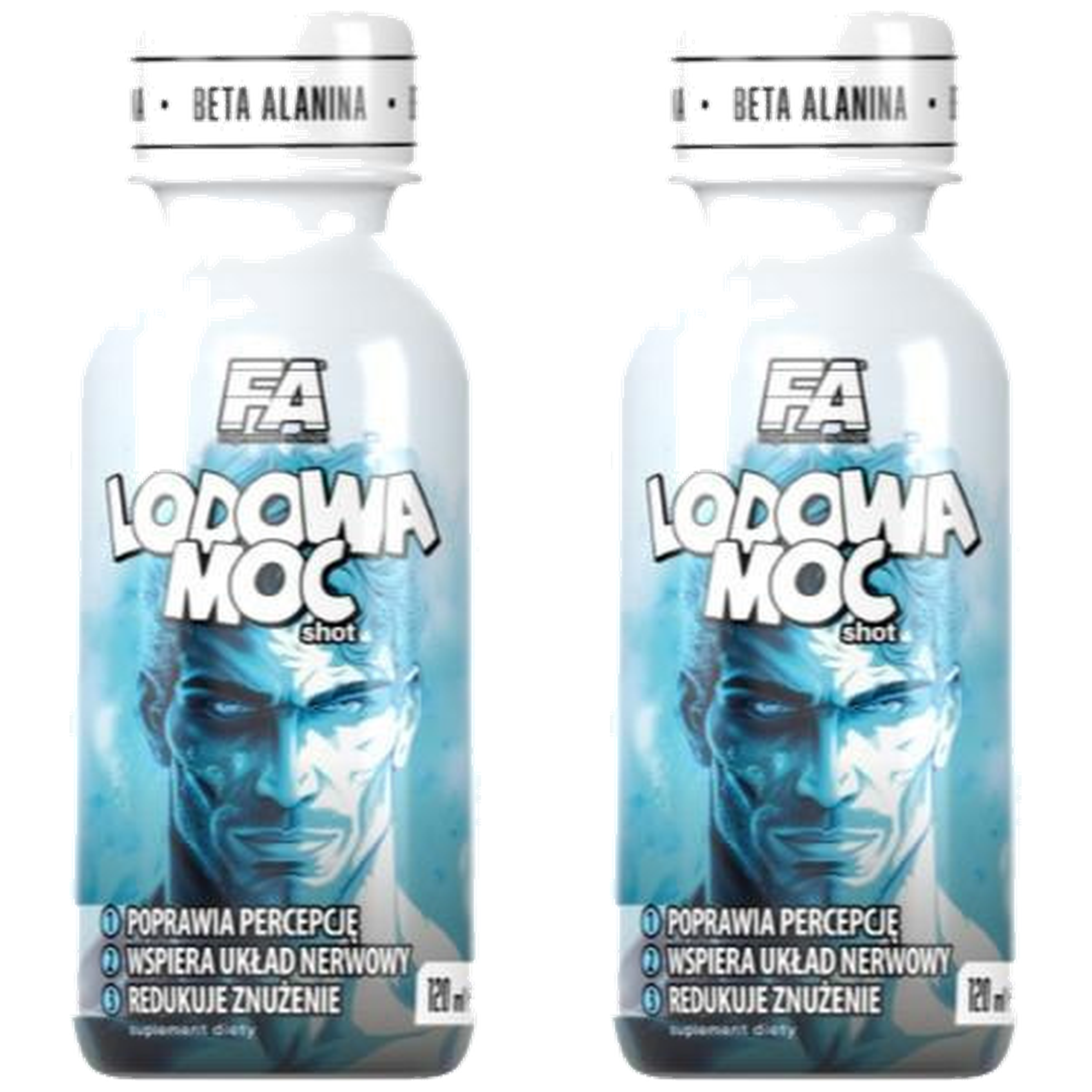 FITNESS AUTHORITY - Lodowa Moc Shot - 2x 120ml - Lemon Ice Tea