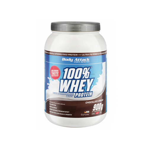 BODY ATTACK 100% Whey Protein - 2x 900g