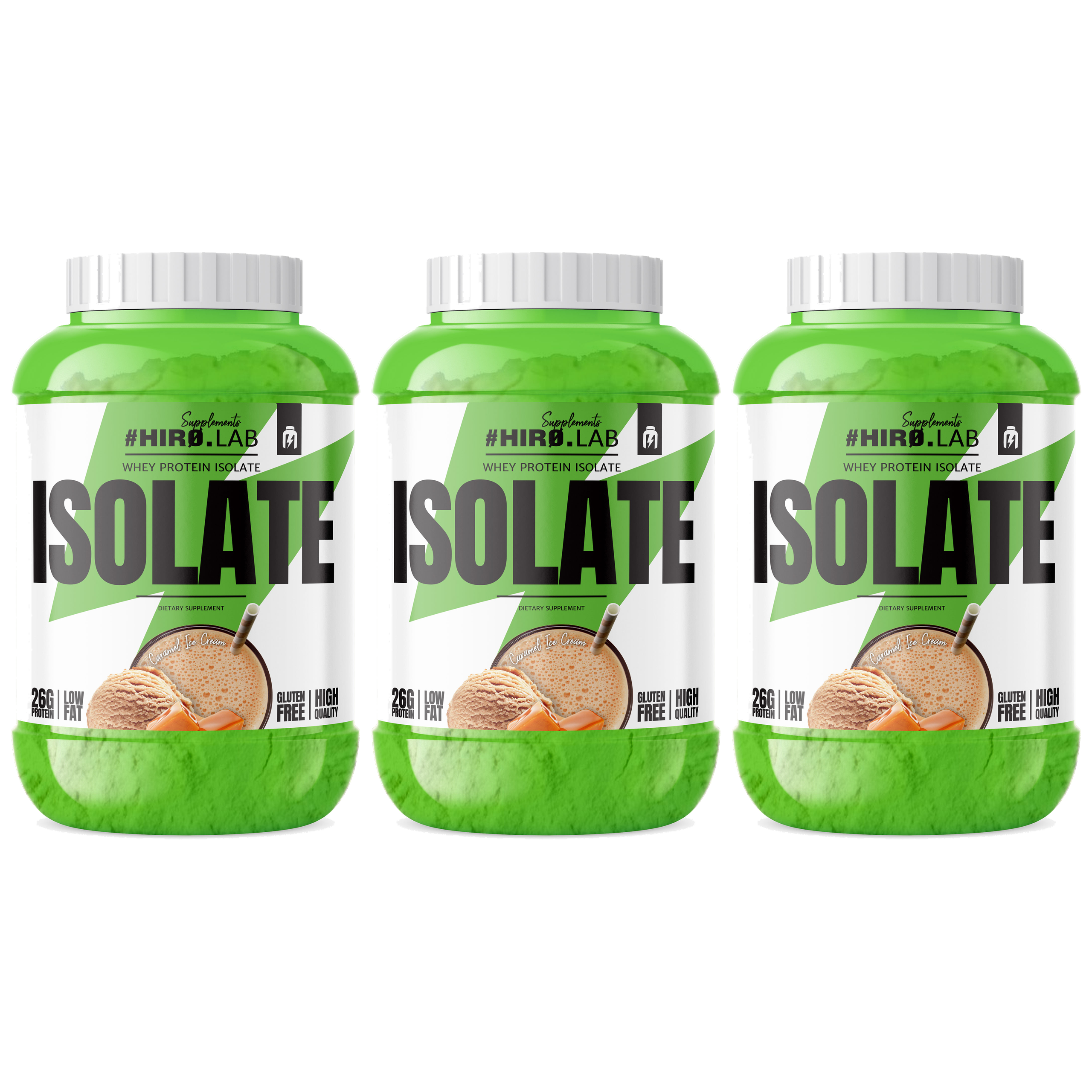 HIRO.LAB Whey Protein Isolate - 3x 1800g