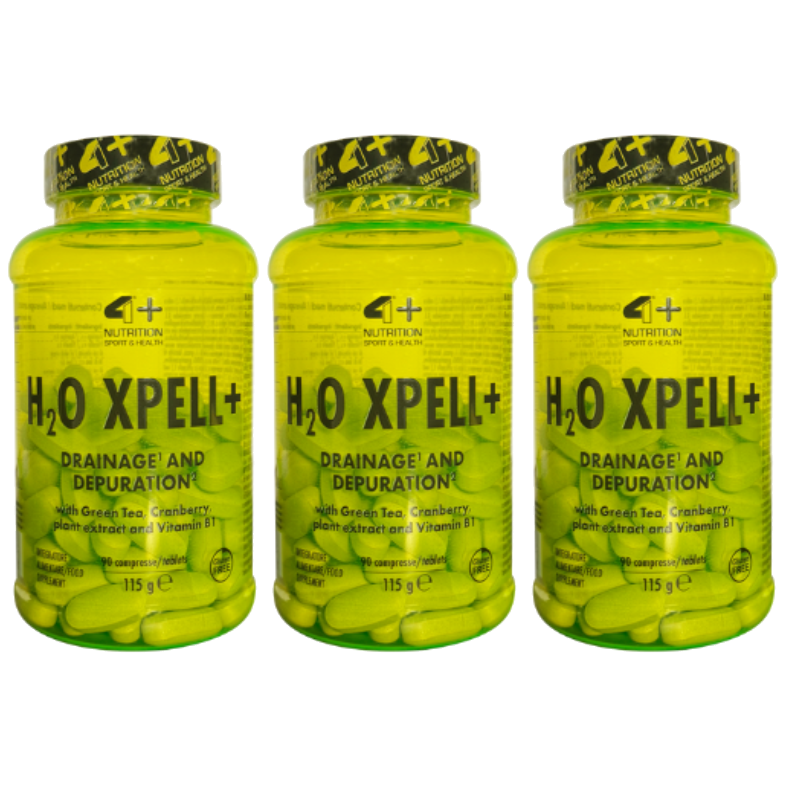 4+ NUTRITION H2O Xpell+ - 3x 90tabs.