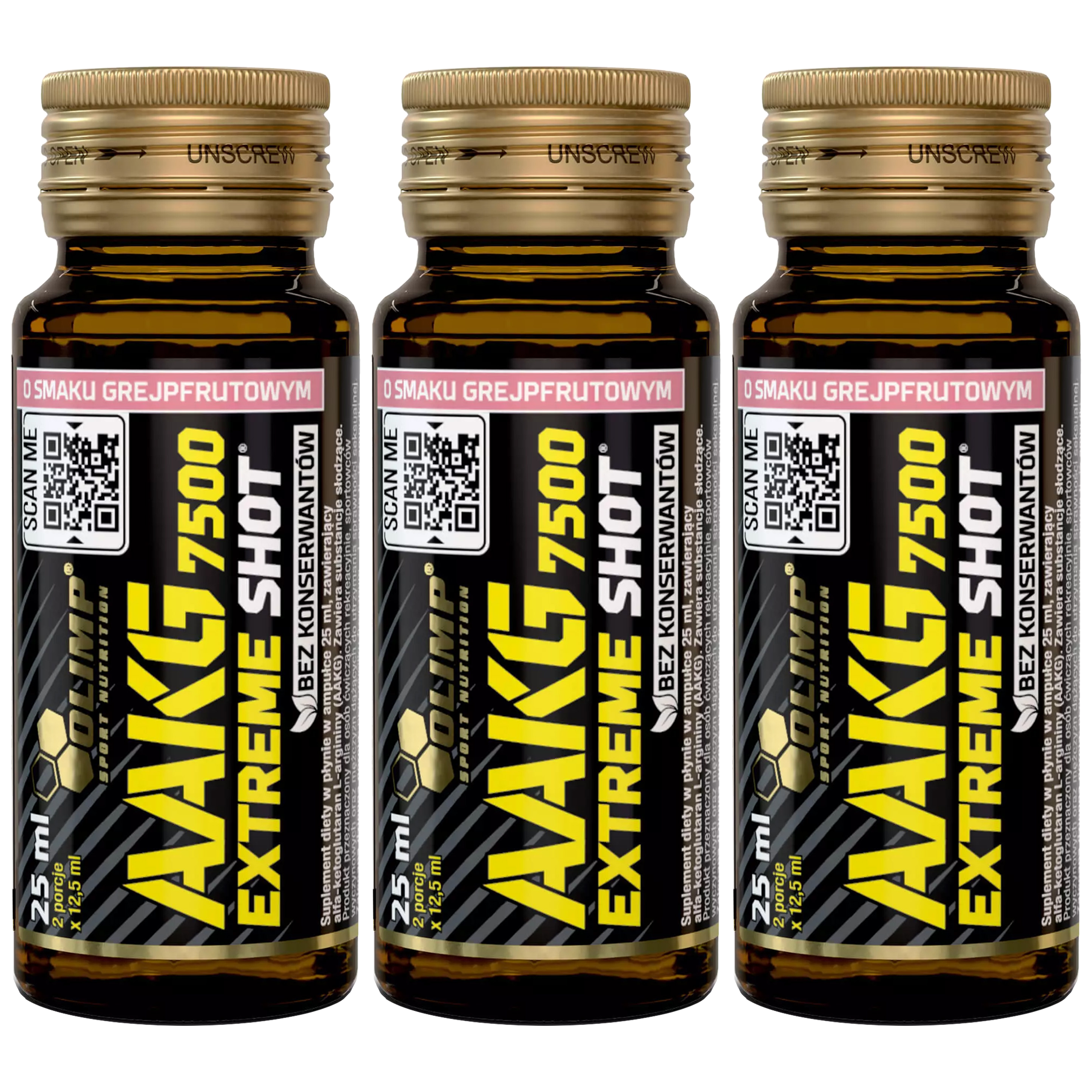 OLIMP AAKG 7500 Extreme Shot - 3x 25ml