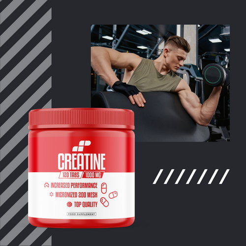 3x MP NUTRITION Creatine 1000mg - 120tabs