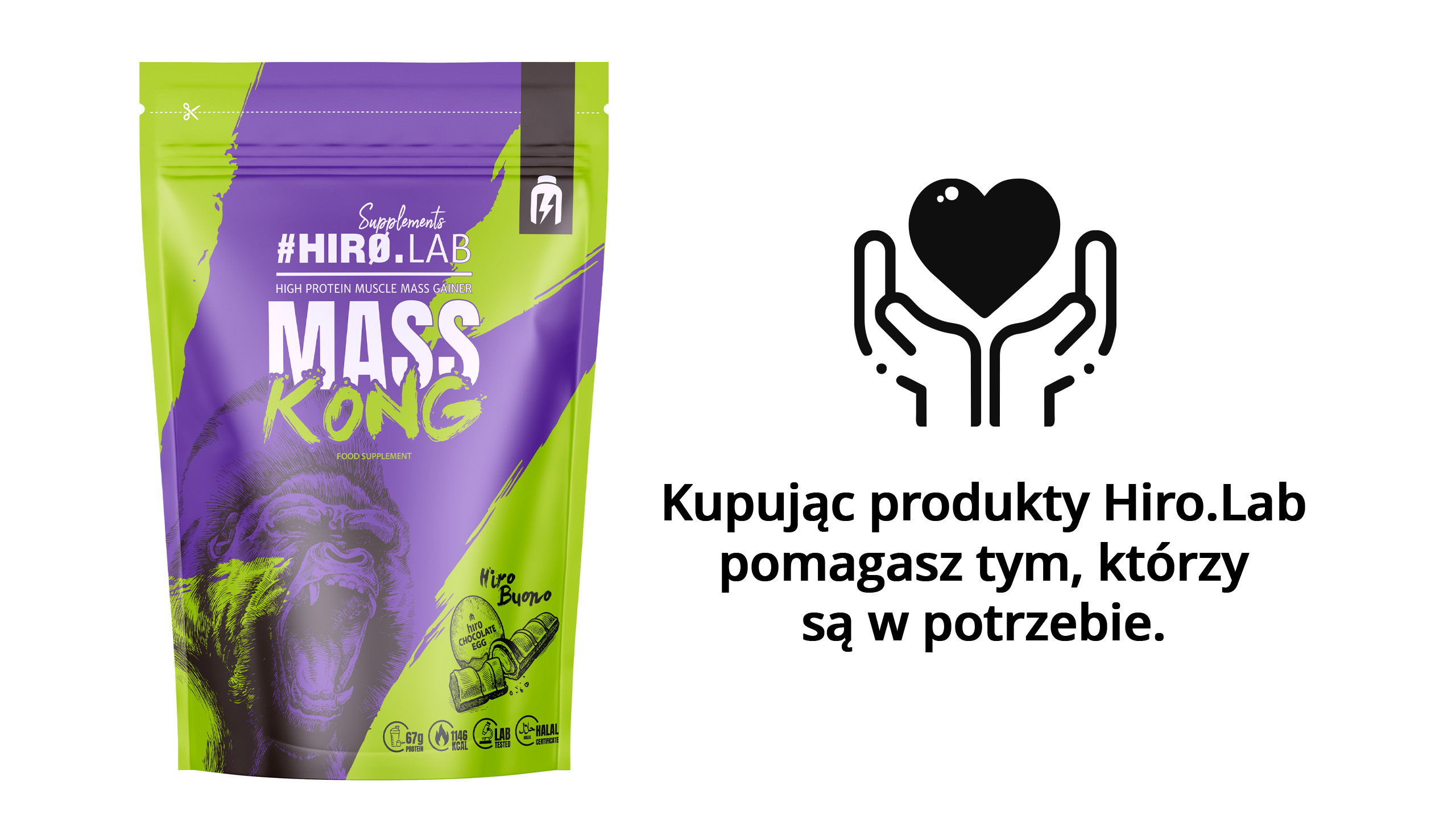 HIRO.LAB Mass Kong - 3x 1000g