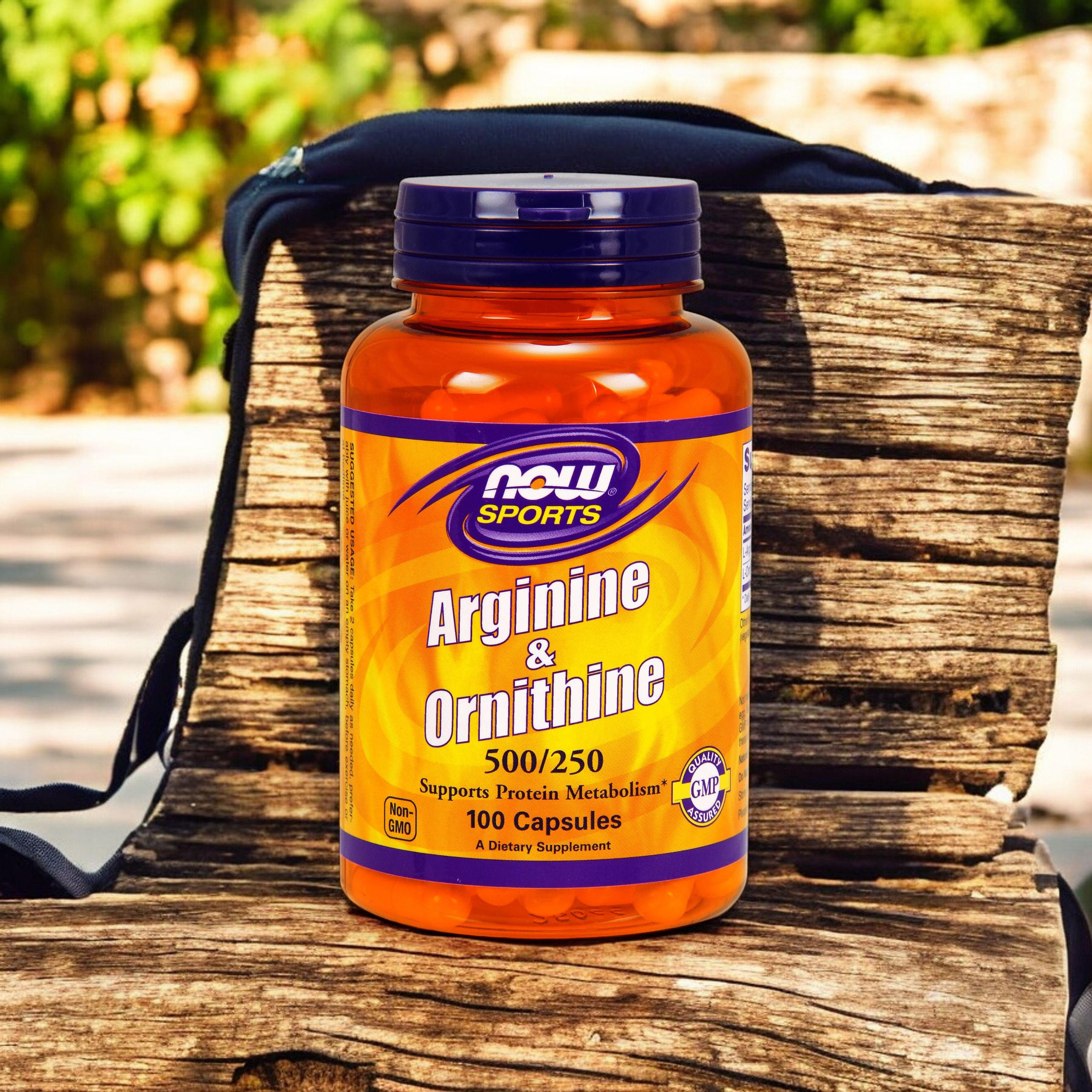 NOW Arginine & Ornithine - 2x 100caps
