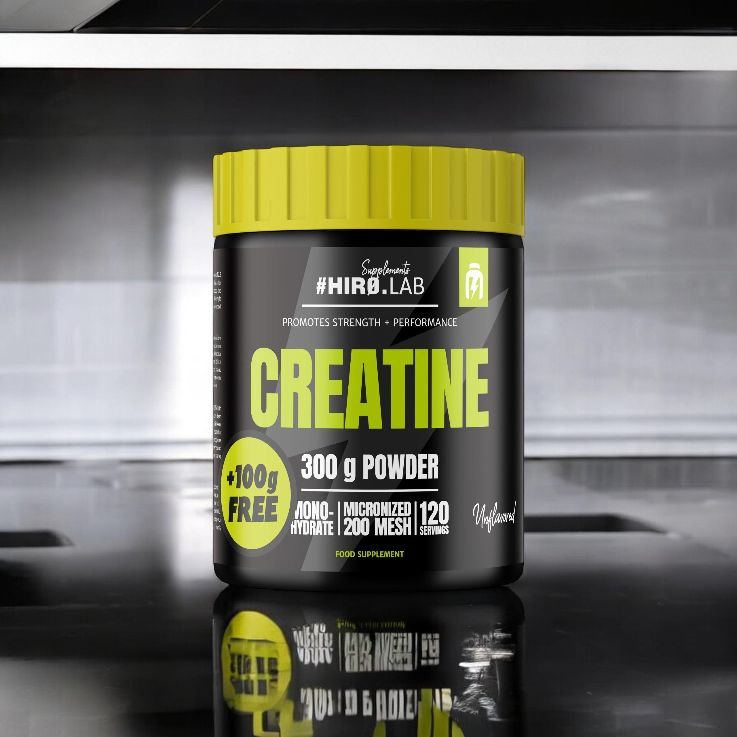 HIRO.LAB Creatine - 300g + 100g FREE