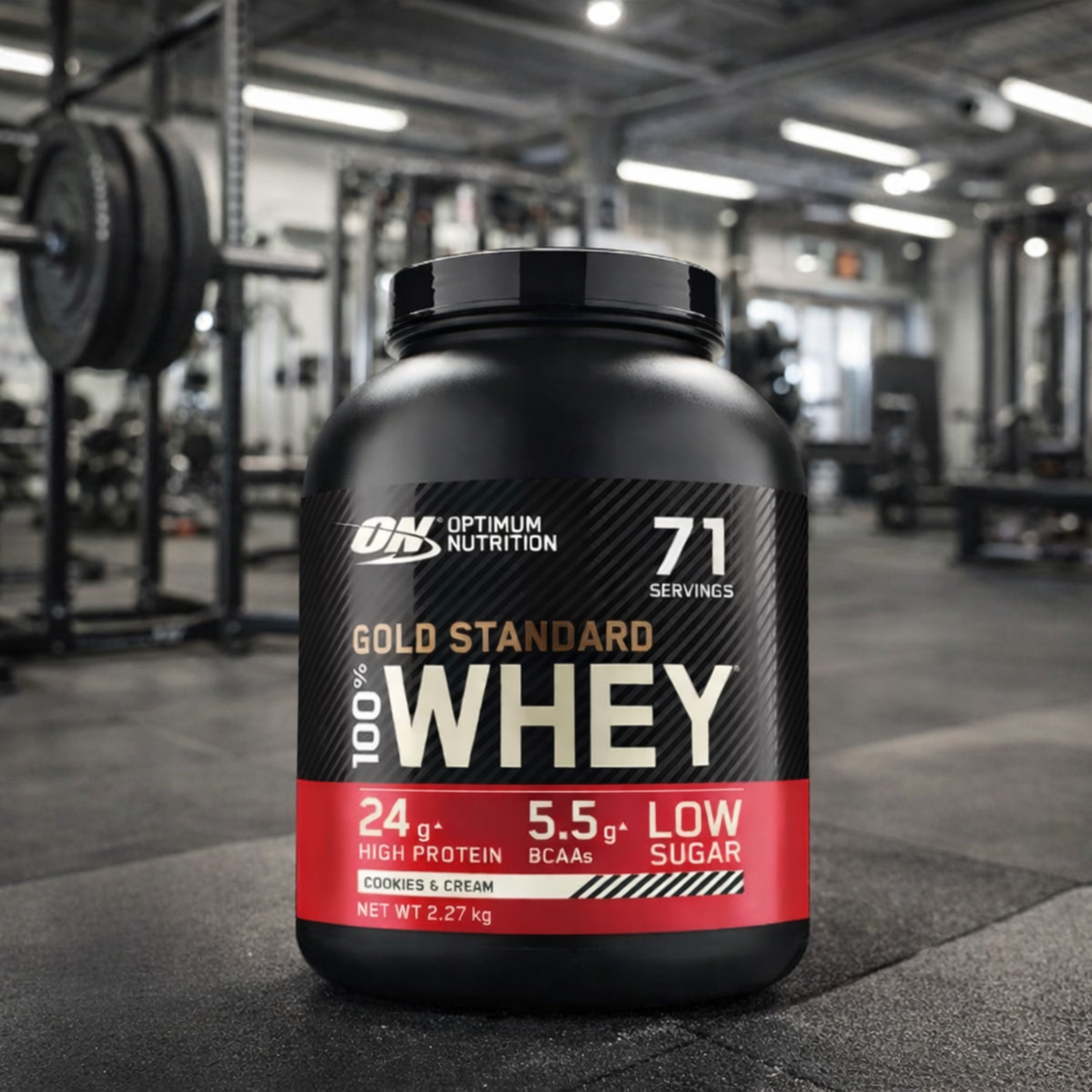 OPTIMUM NUTRITION - Whey Gold Standard - 2x 2270g - Cookies & Cream