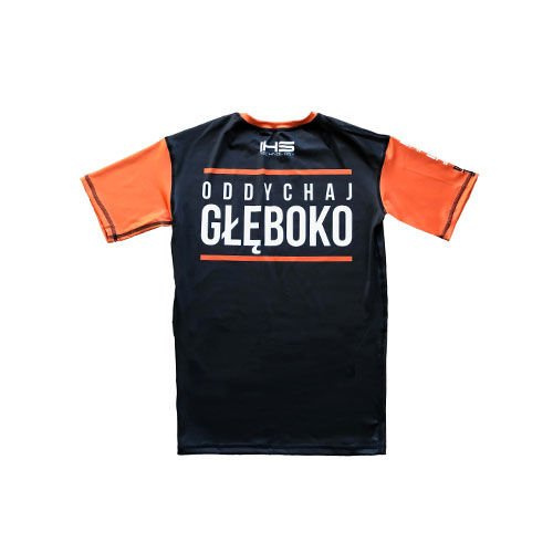 ASURA Koszulka Rashguard Short T-shirt - High Kick - 3x Oddychaj Głęboko