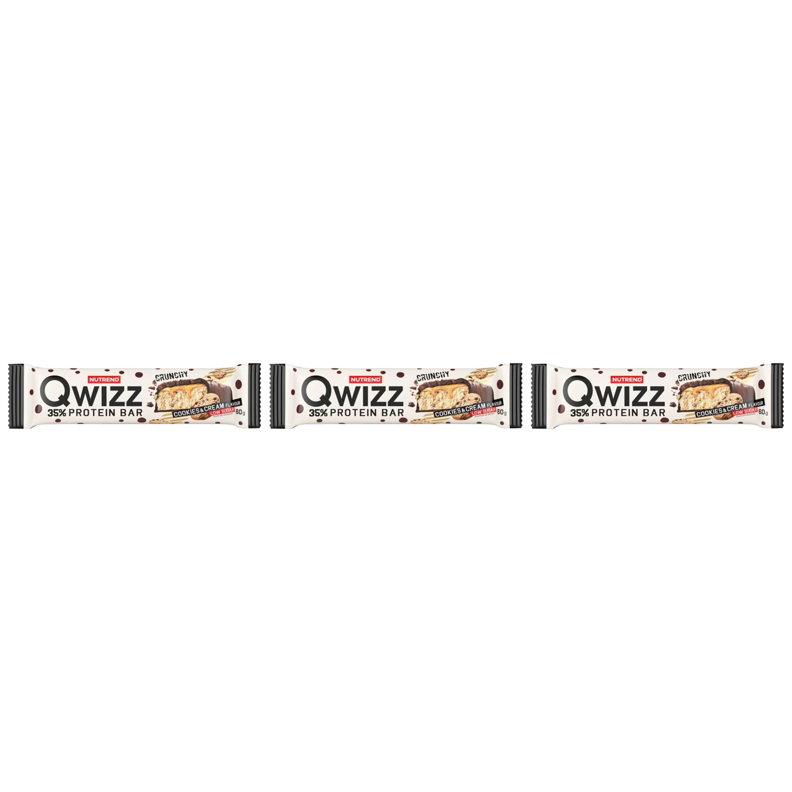 NUTREND Baton QWIZZ Protein Bar - 3x 60g