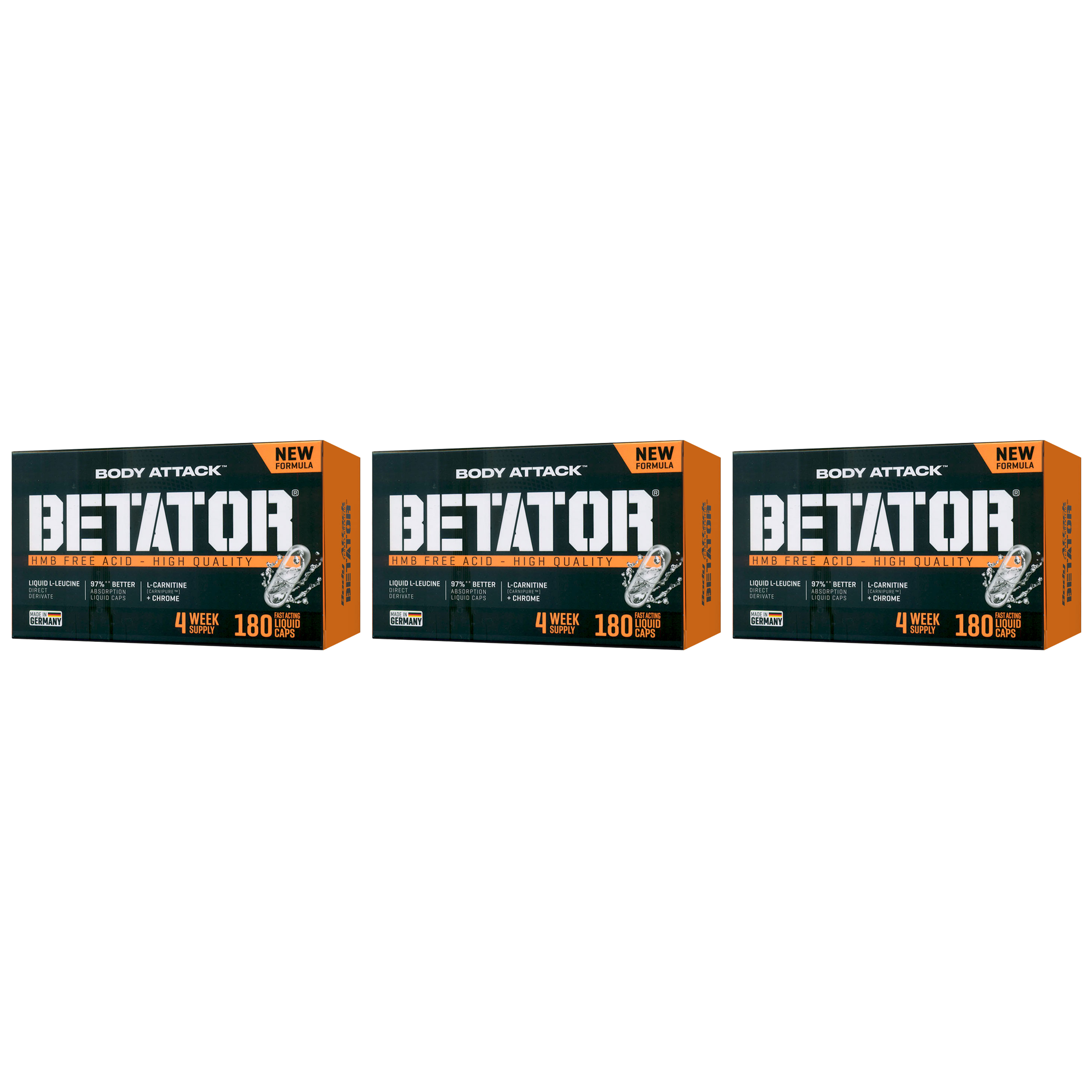 BODY ATTACK Betator - 3x 180caps