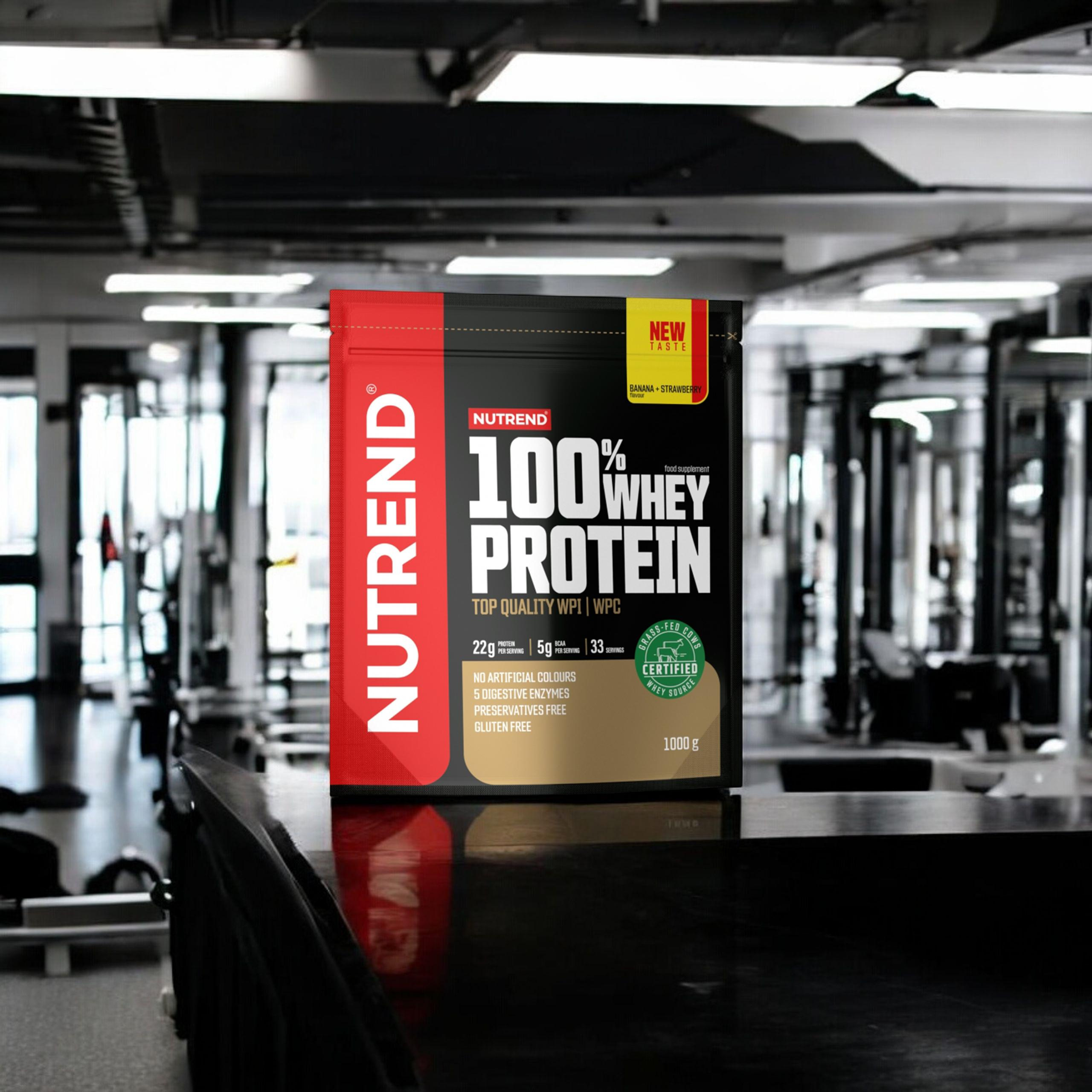 NUTREND 100% Whey Protein - 3x 1000g