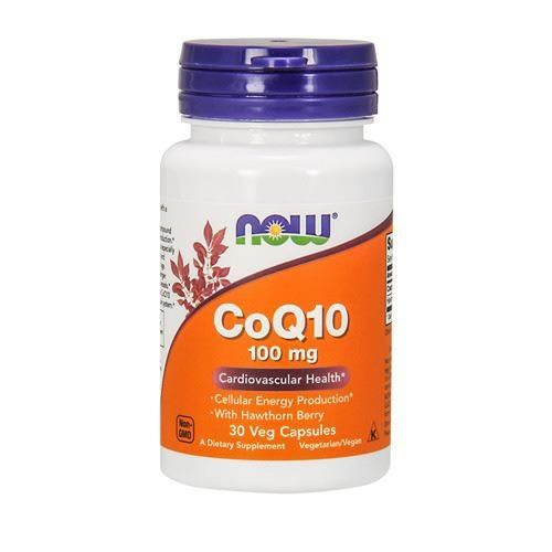 NOW CoQ10 ( Koenzym Q10 ) 100mg - 3x 30vegcaps