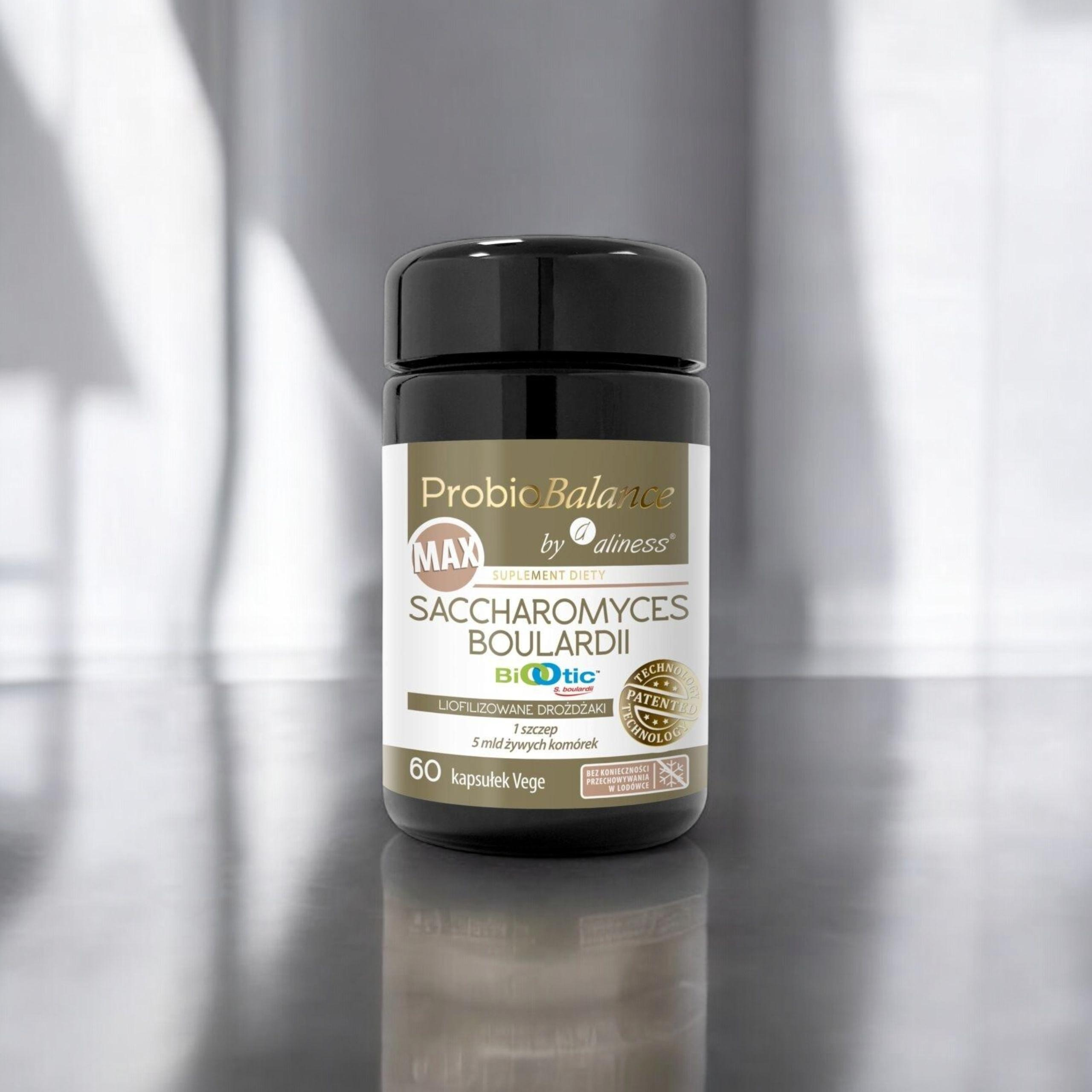 ALINESS - ProbioBALANCE Max Saccharomyces Boulardii 5mld - 60vcaps.