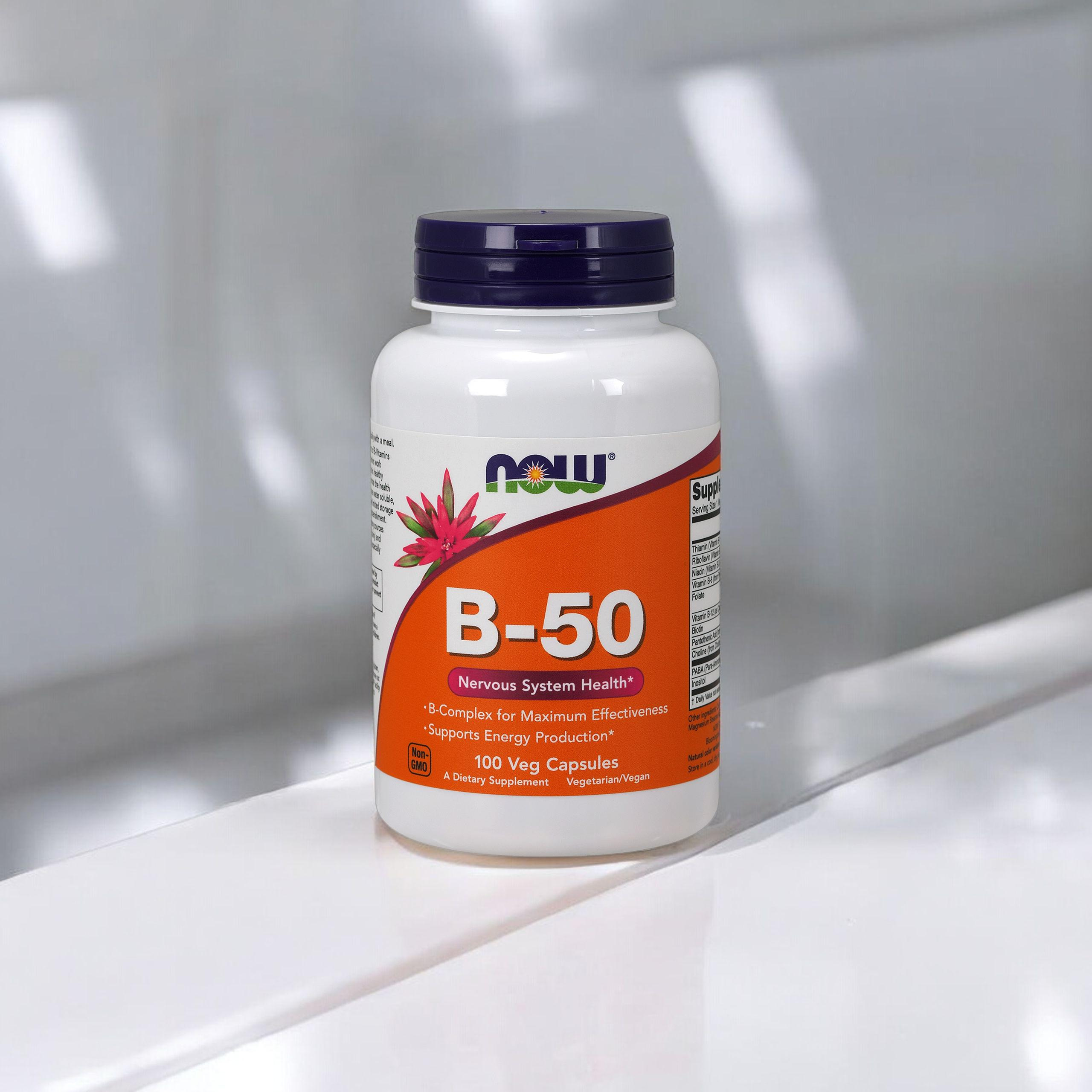 NOW Vitamin B-50 - 2x 100vcaps