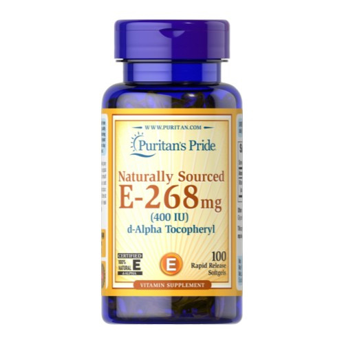 PURITAN'S PRIDE - Vitamin E Natural Sourced - 400 IU - 100softgels