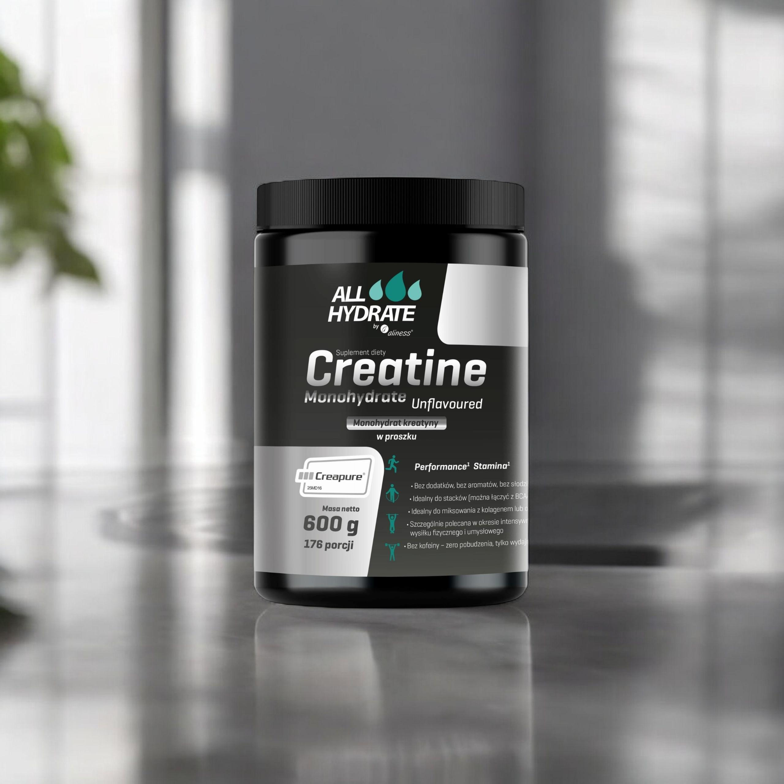 ALINESS - All Hydrate Creatine Creapure - 2x 600g