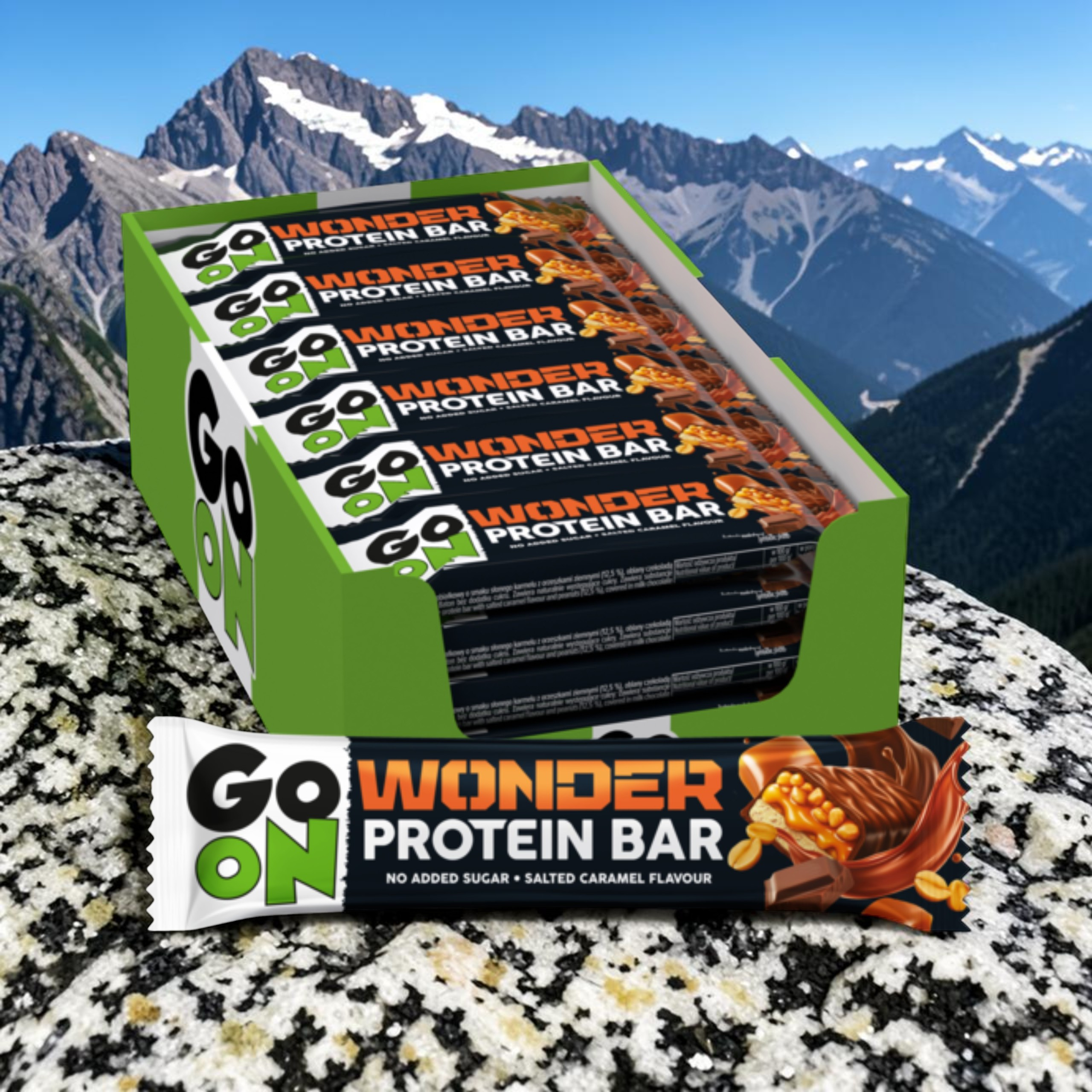 SANTE - Baton Go On Wonder Protein - 24x 45g - Salted Caramel