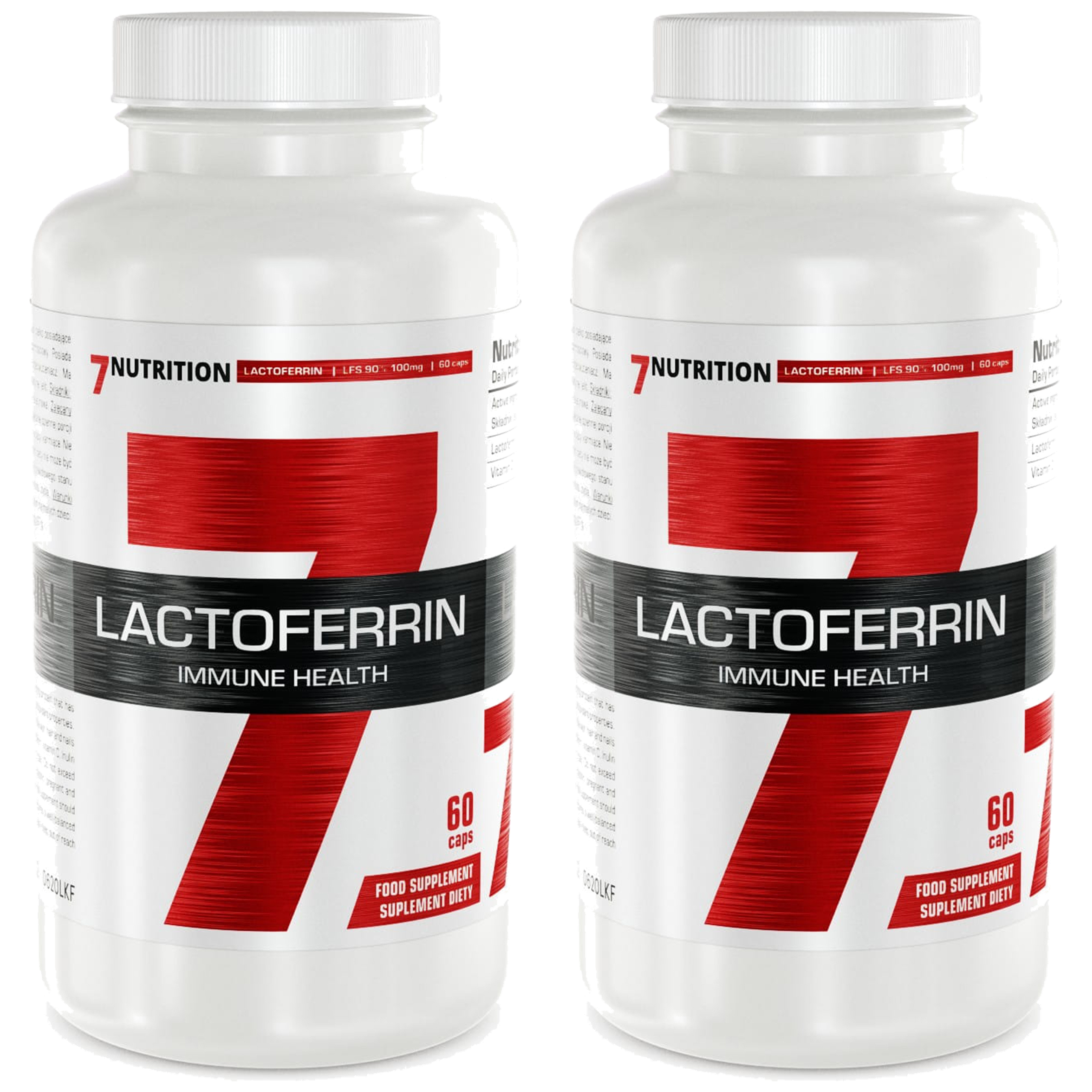 7 NUTRITION Lactoferrin 100mg - 2x 60caps