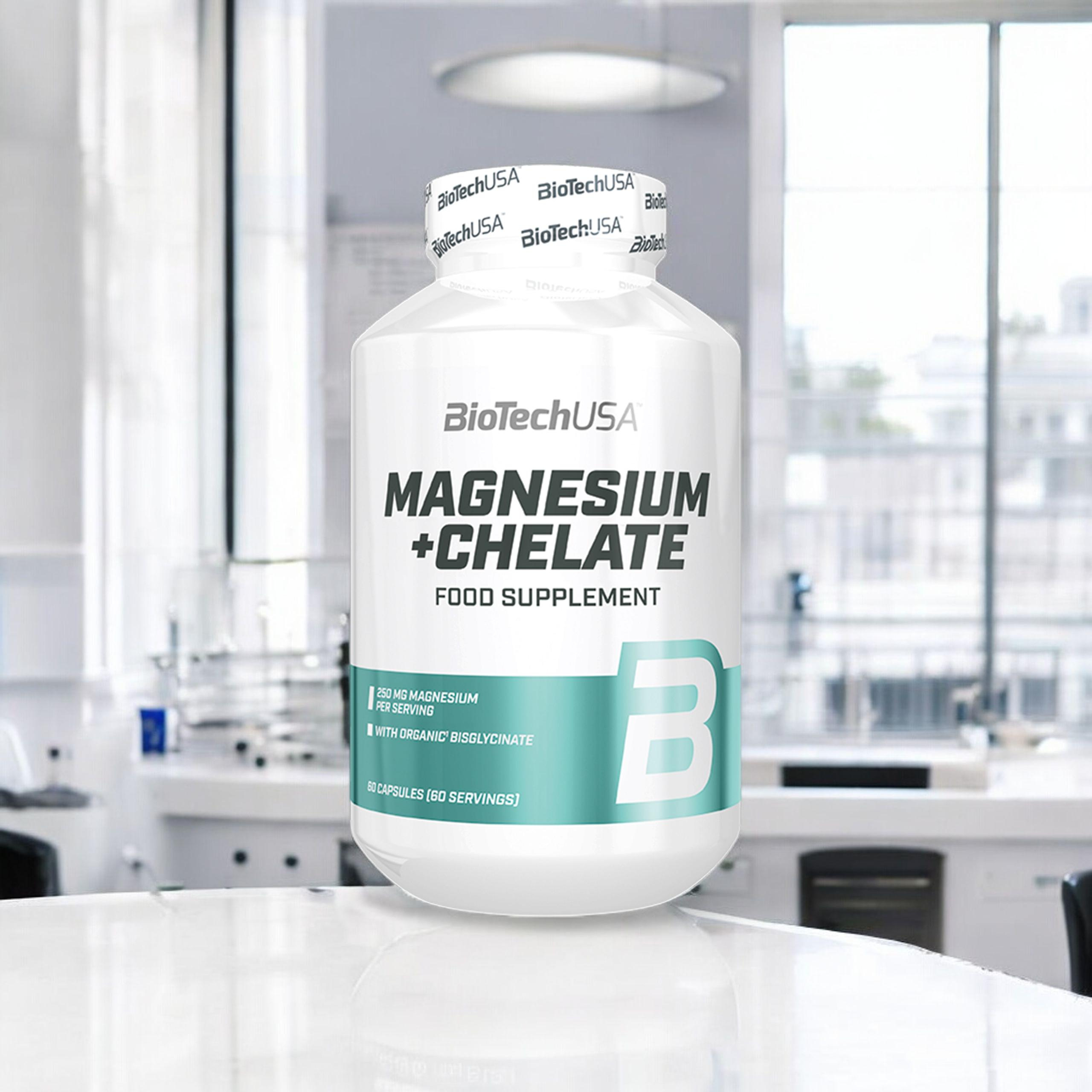 BioTech USA Magnesium + Chelate - 2x 60caps