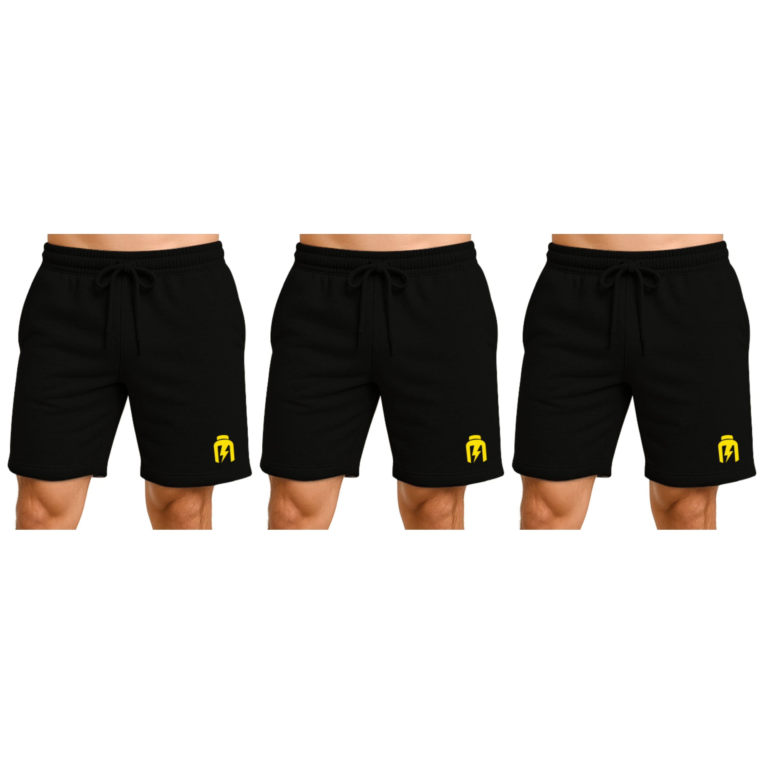 Hiro.Lab Black Shorts  — zestaw 3x