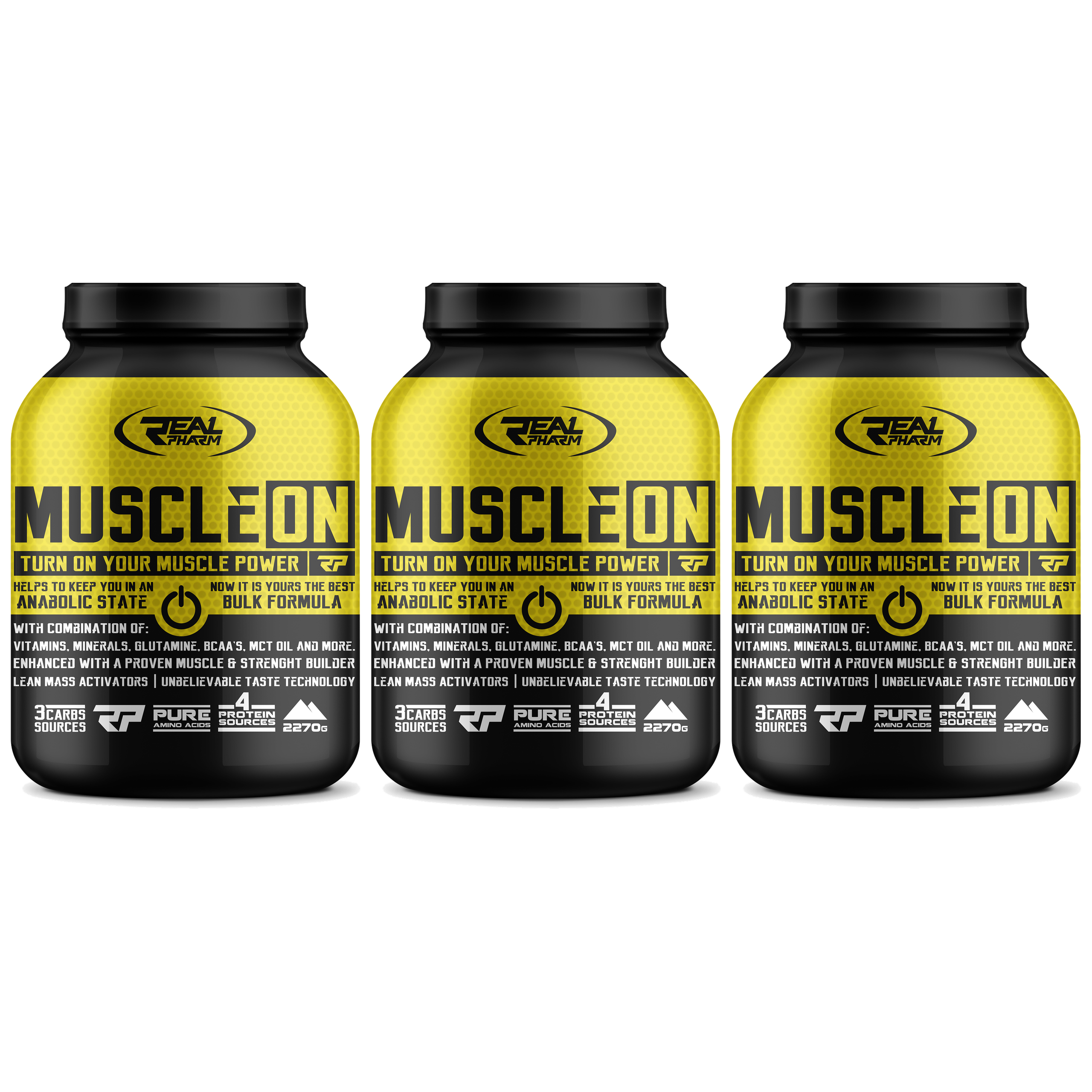 REAL PHARM Muscle On - 3x 2270g