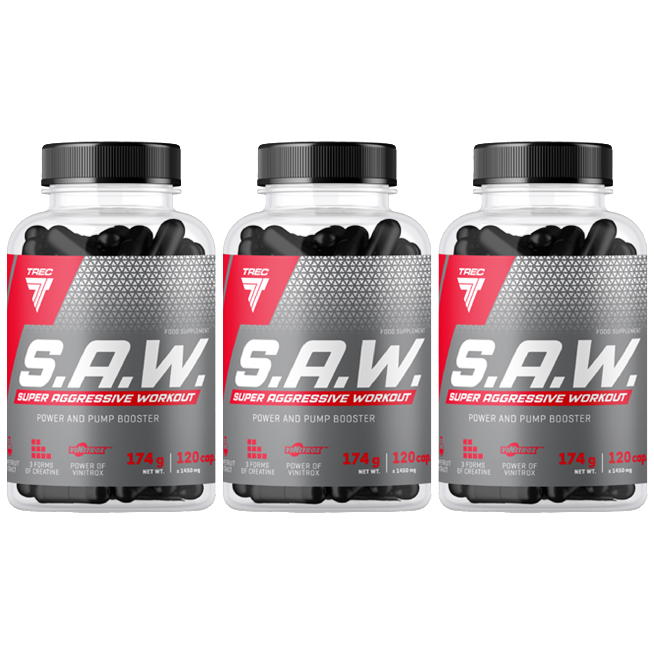 TREC S.A.W - 3x 120caps