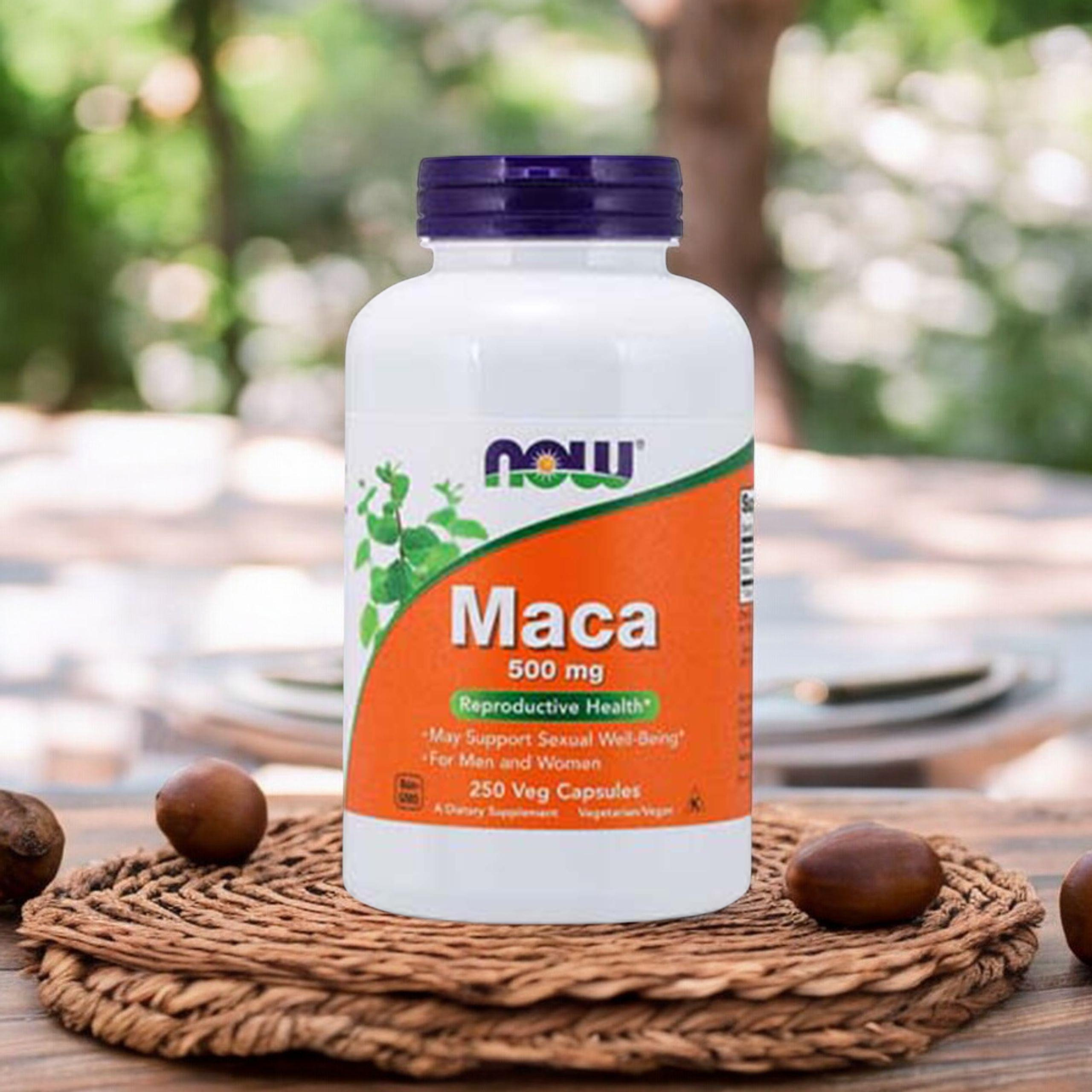 NOW Maca 500mg - 2x 250vcaps.
