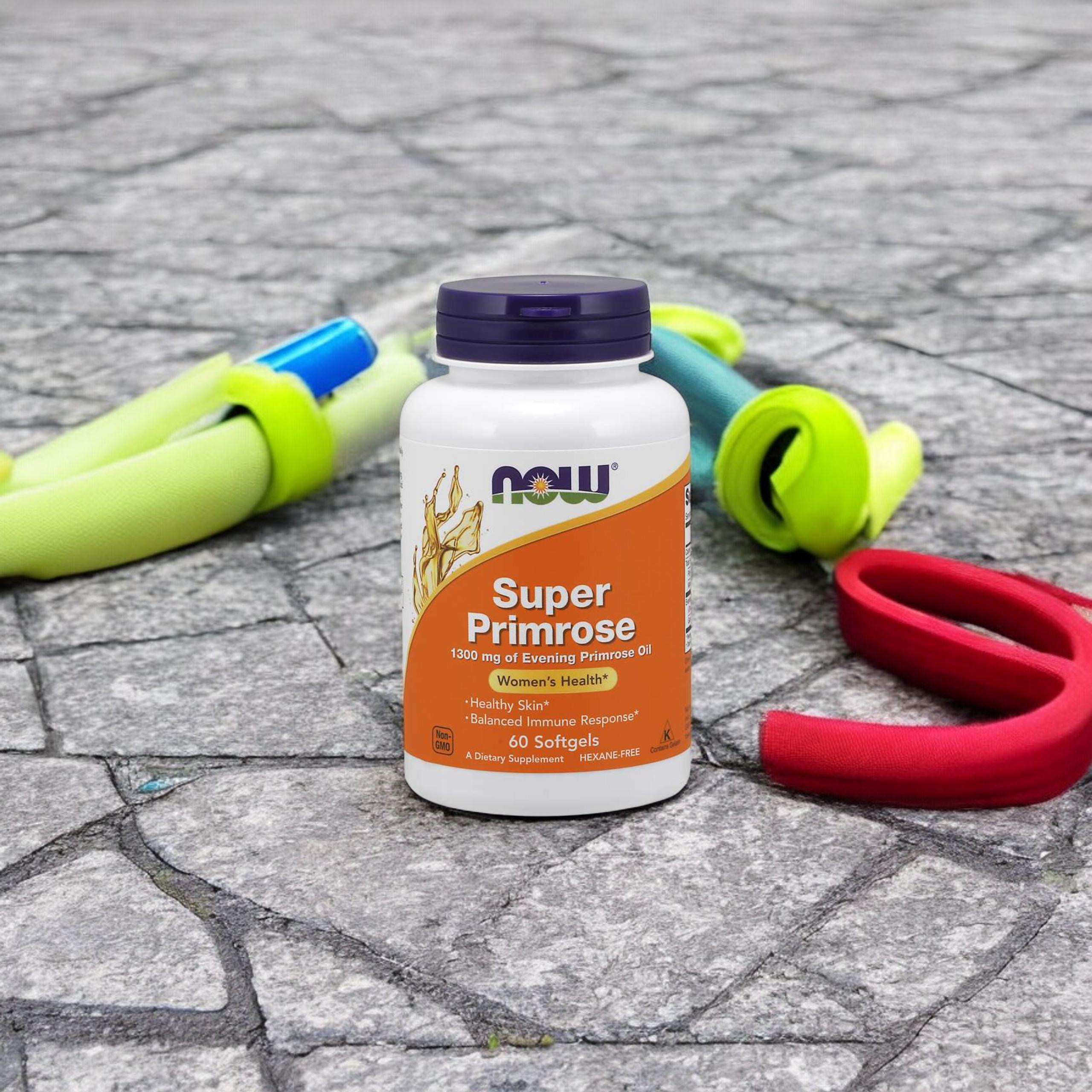 NOW Super Primrose - 60softgels. - Olej z Wiesiołka Dwuletniego