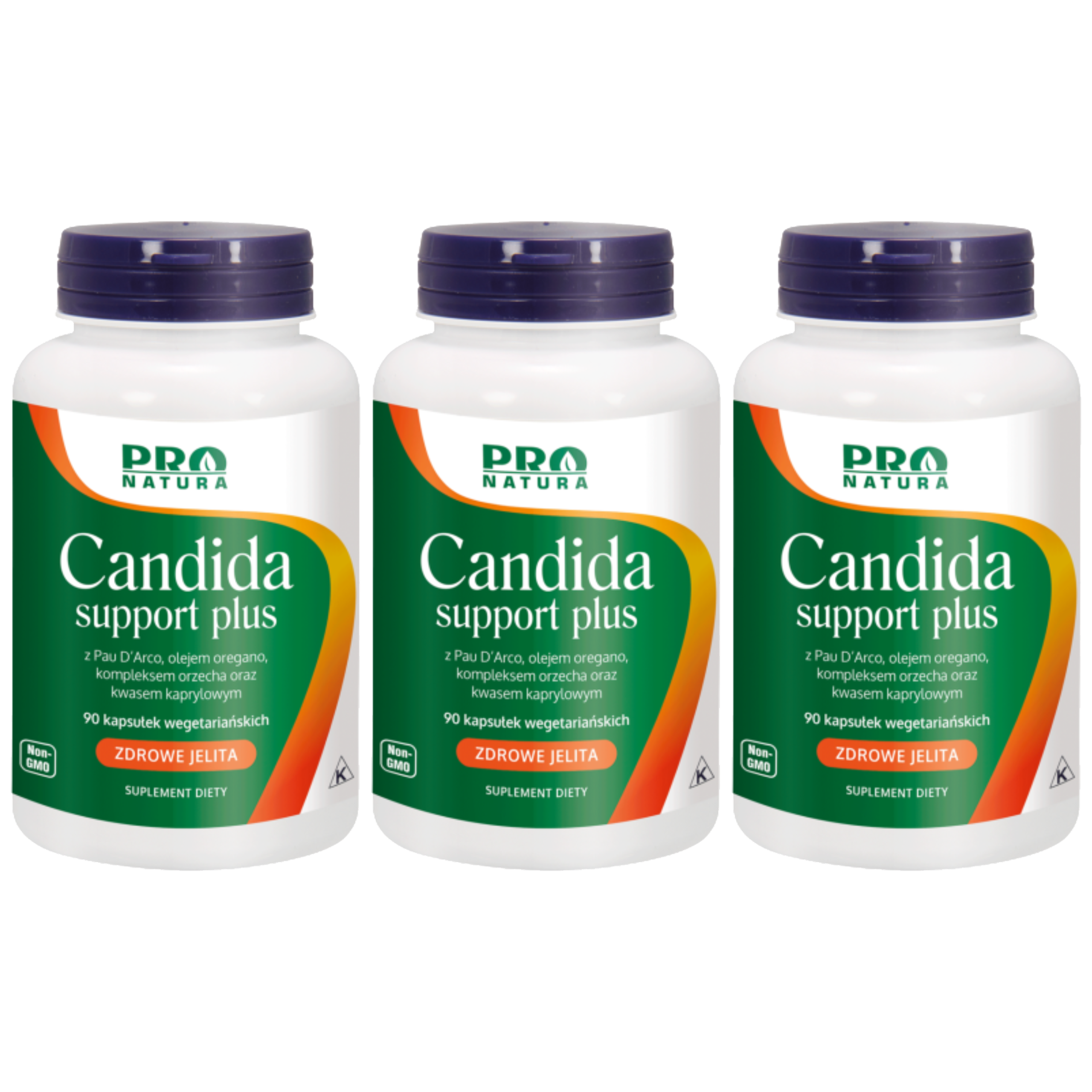 NOW - Candida Support Plus - 3x 90vcaps.