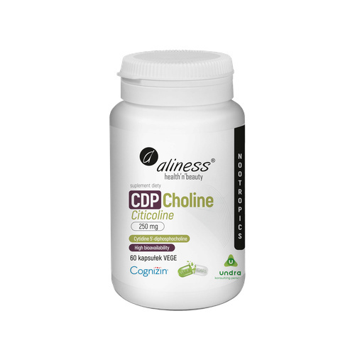 Aliness CDP Choline 250mg - 60vcaps.