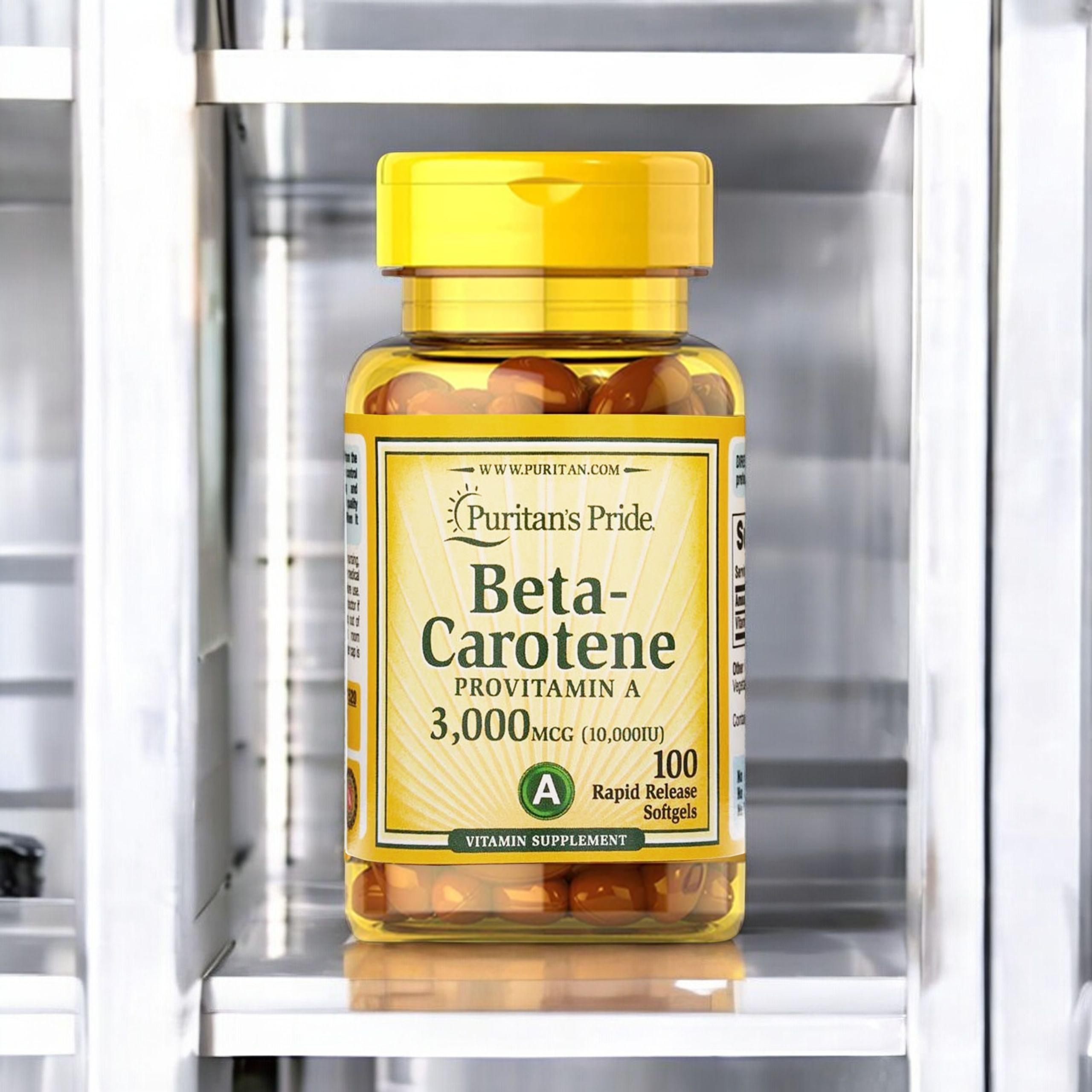 Puritan's Pride Beta - Carotene 10000IU - 2x 100soft gels