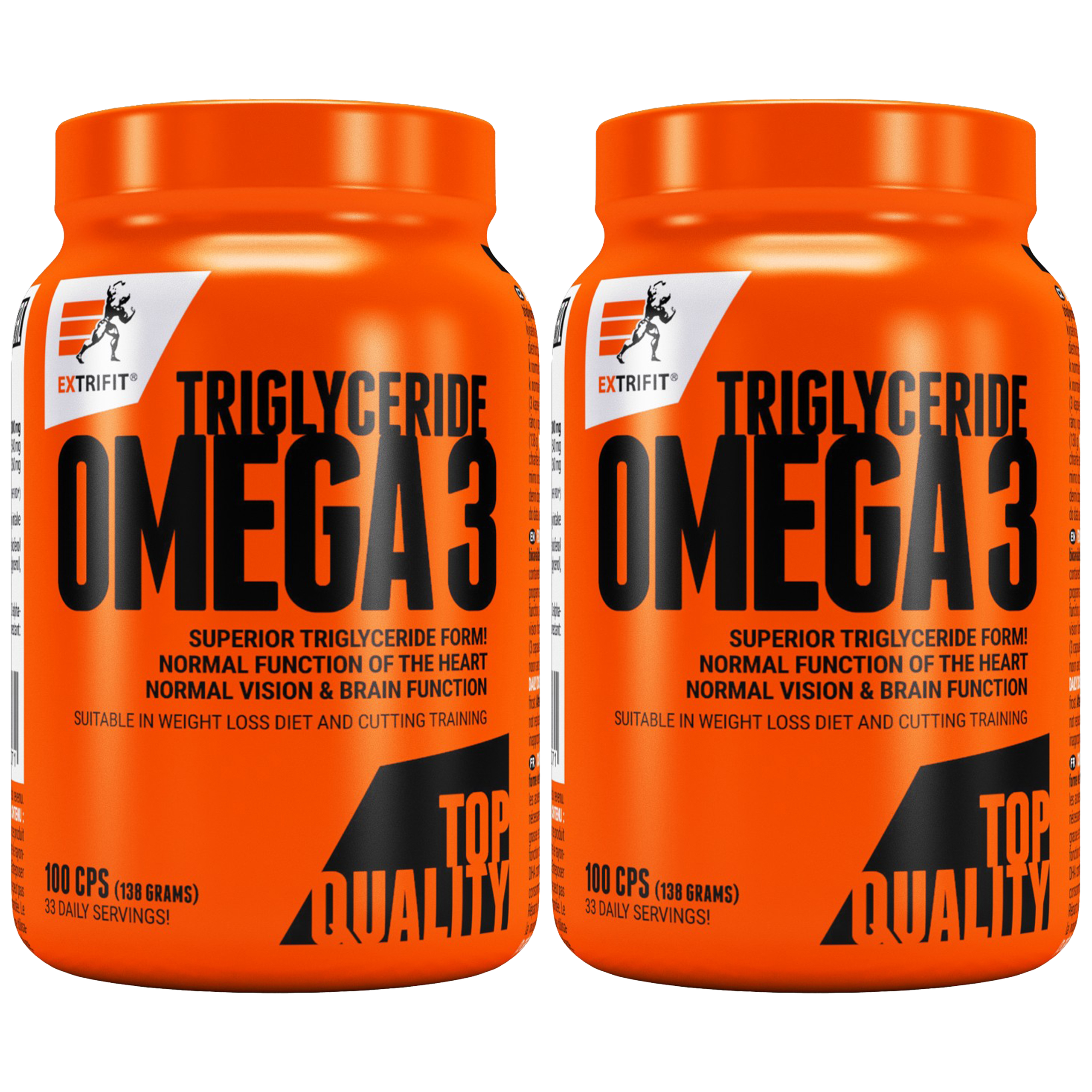 EXTRIFIT Omega 3 1000mg - 2x 100caps