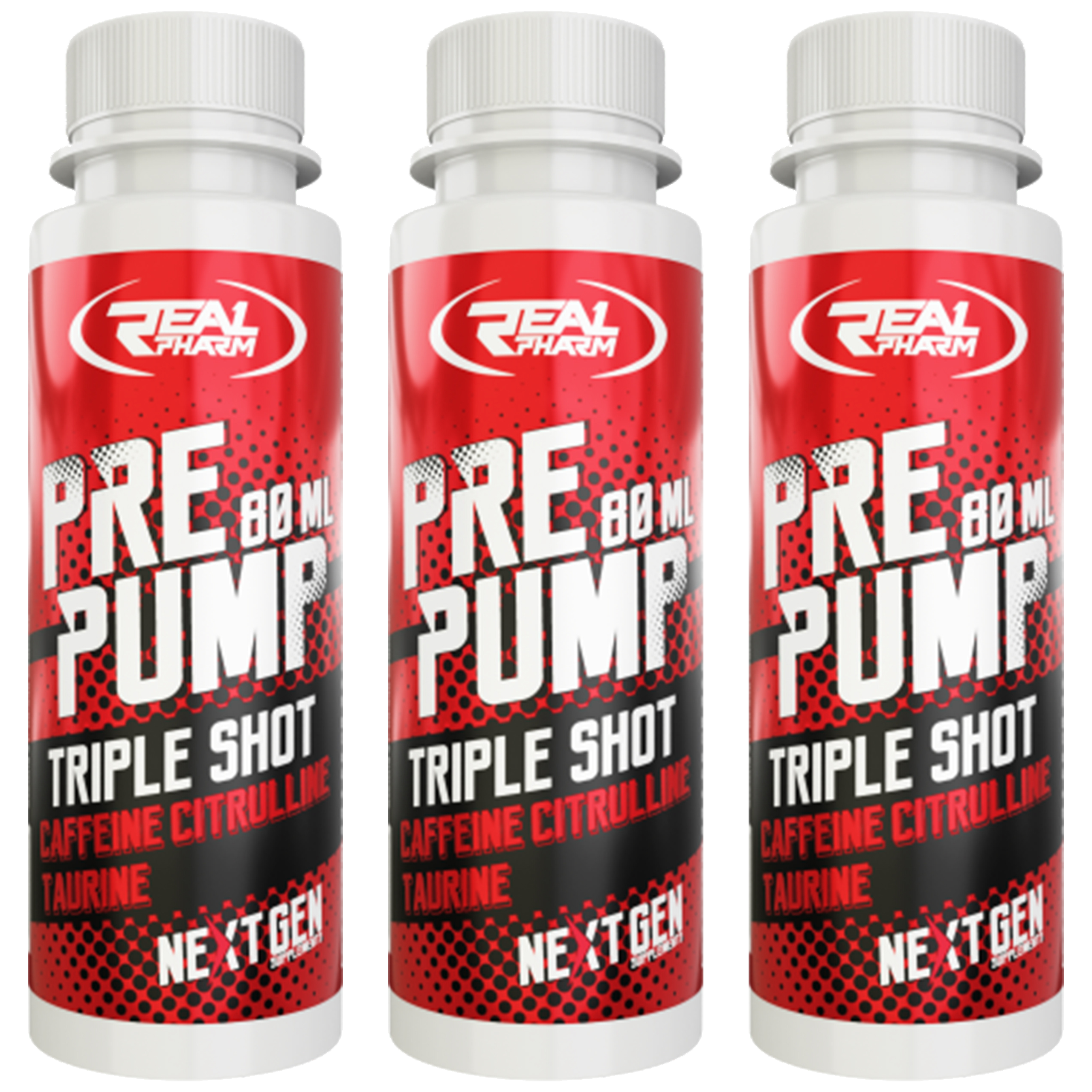 REAL PHARM Pre Pump Shot - 3x 80ml